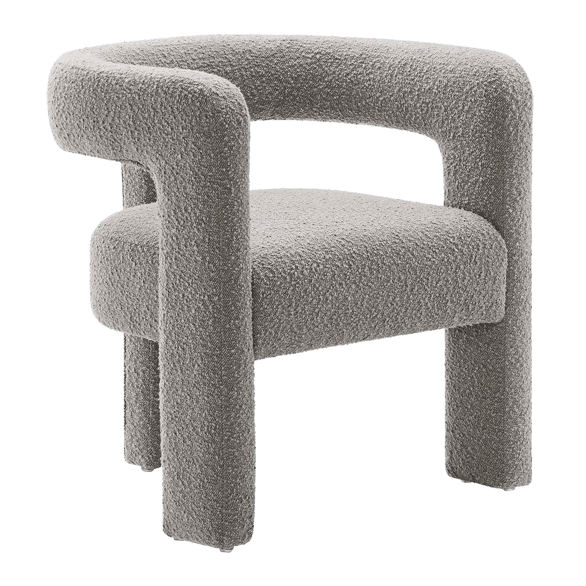 Kayla Boucle Upholstered Armchair