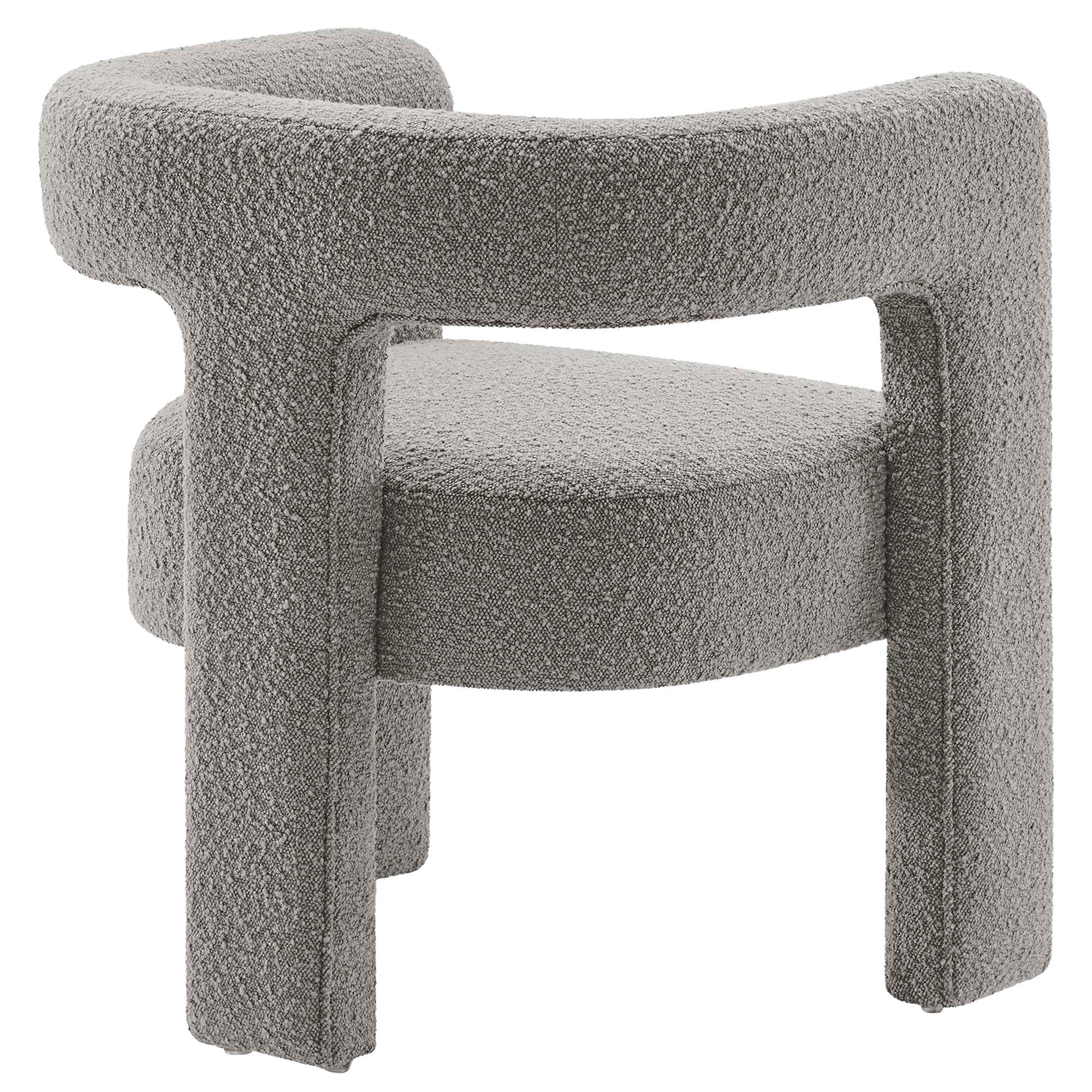 Kayla Boucle Upholstered Armchair