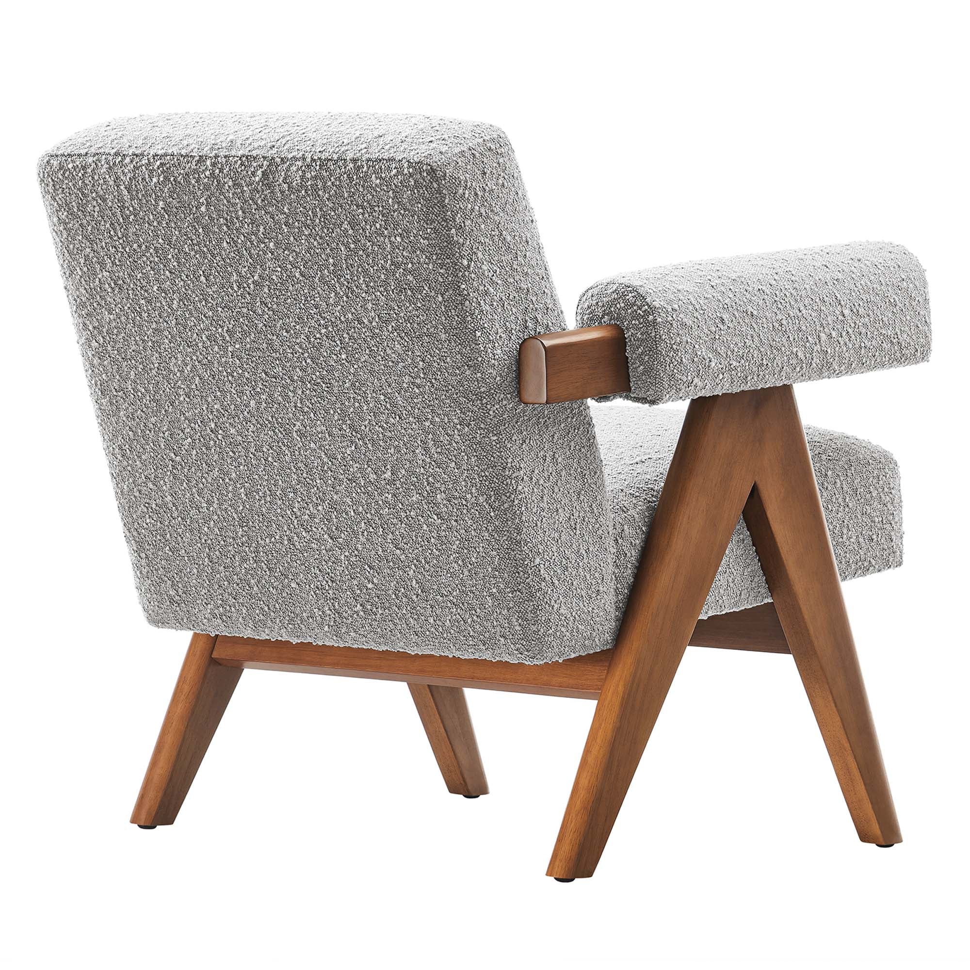 Lyra Boucle Fabric Armchair