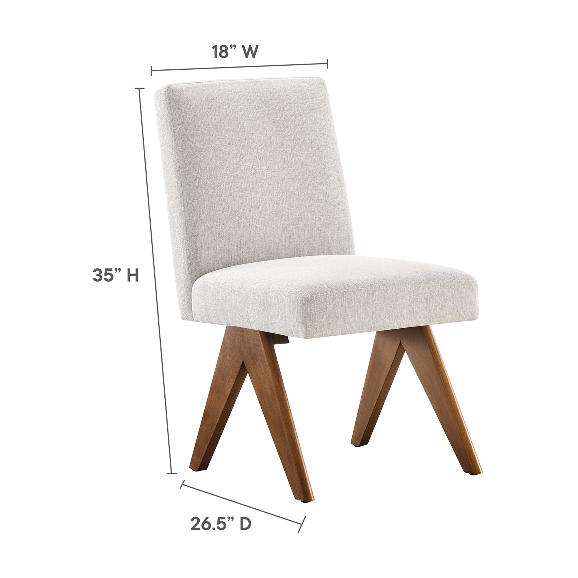 Lyra Fabric Dining Room Side Chair - Set of 2