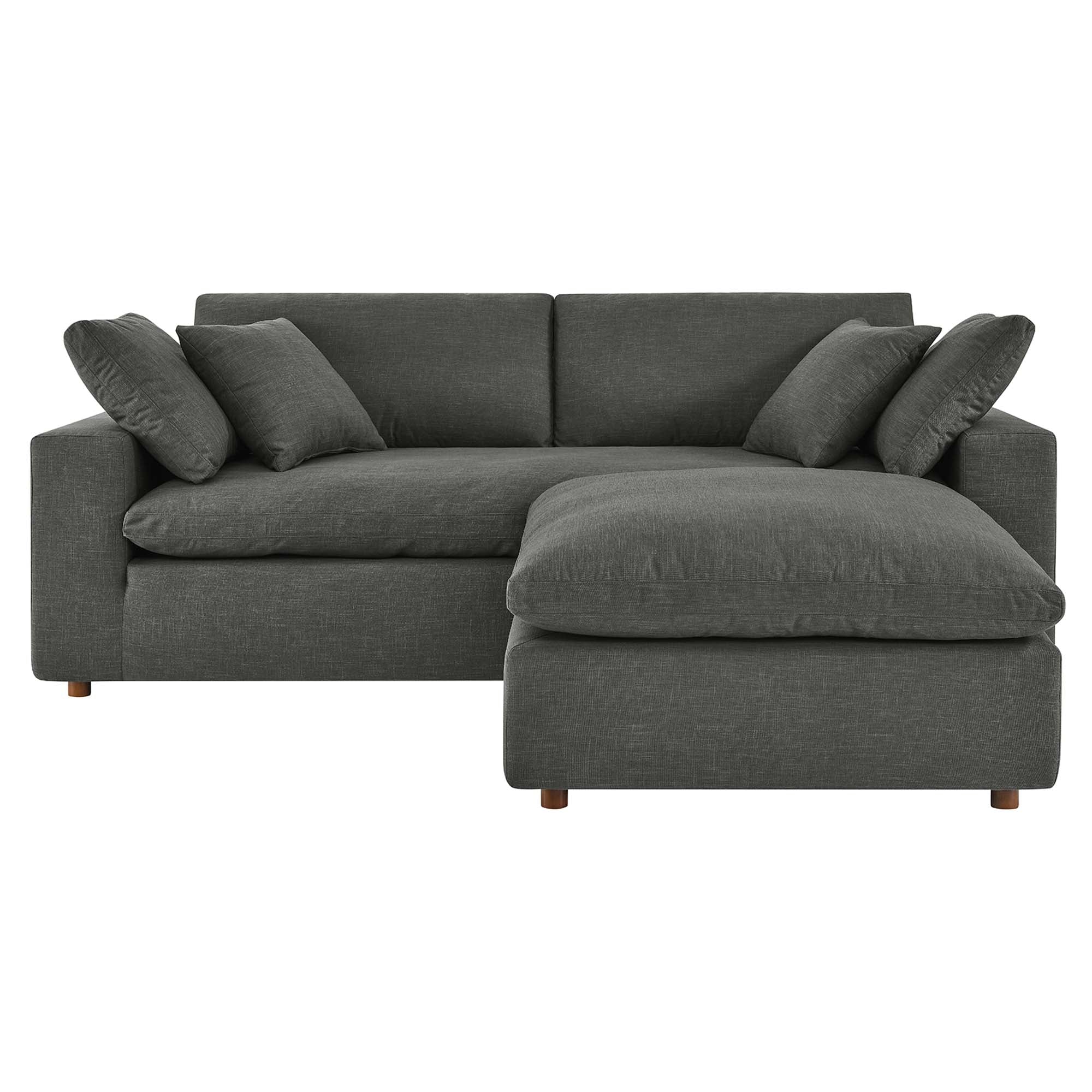 Commix Down Filled Overstuffed Sectional Sofa