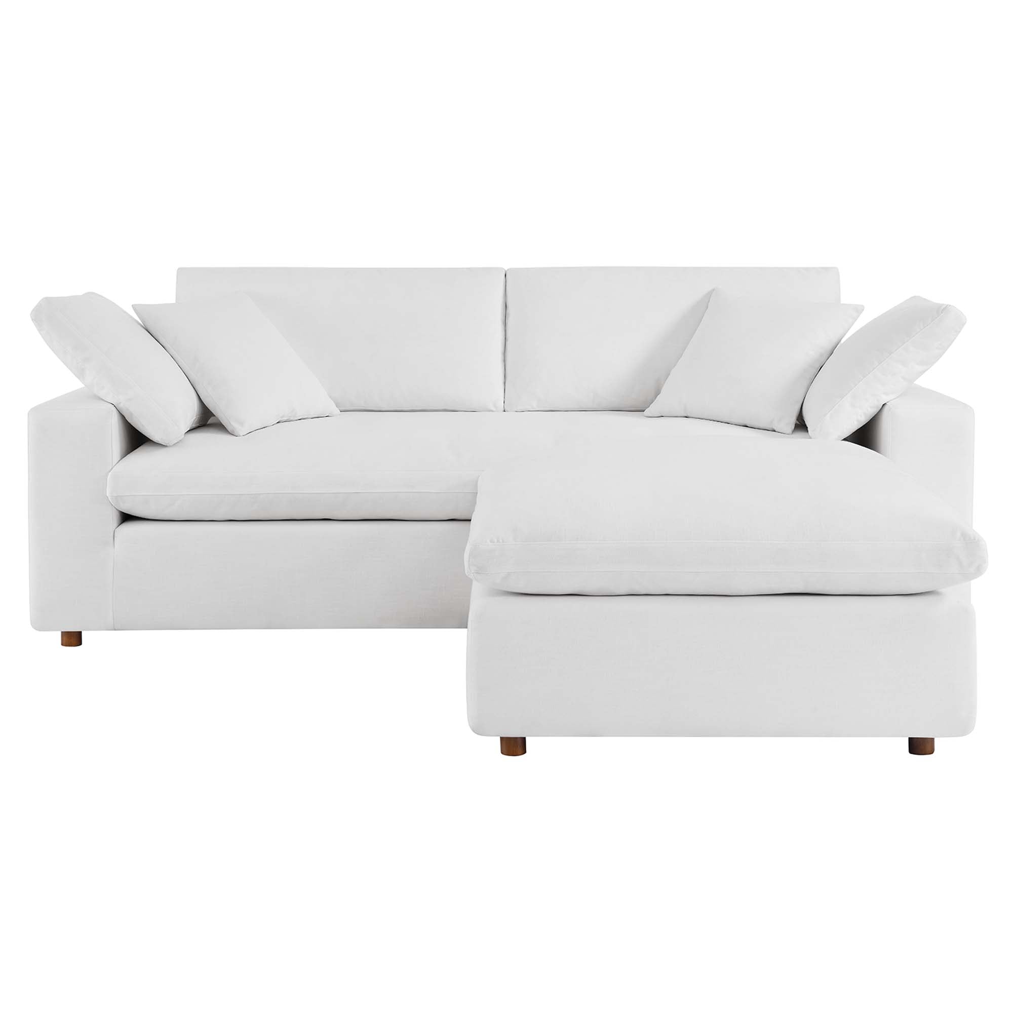 Commix Down Filled Overstuffed Sectional Sofa