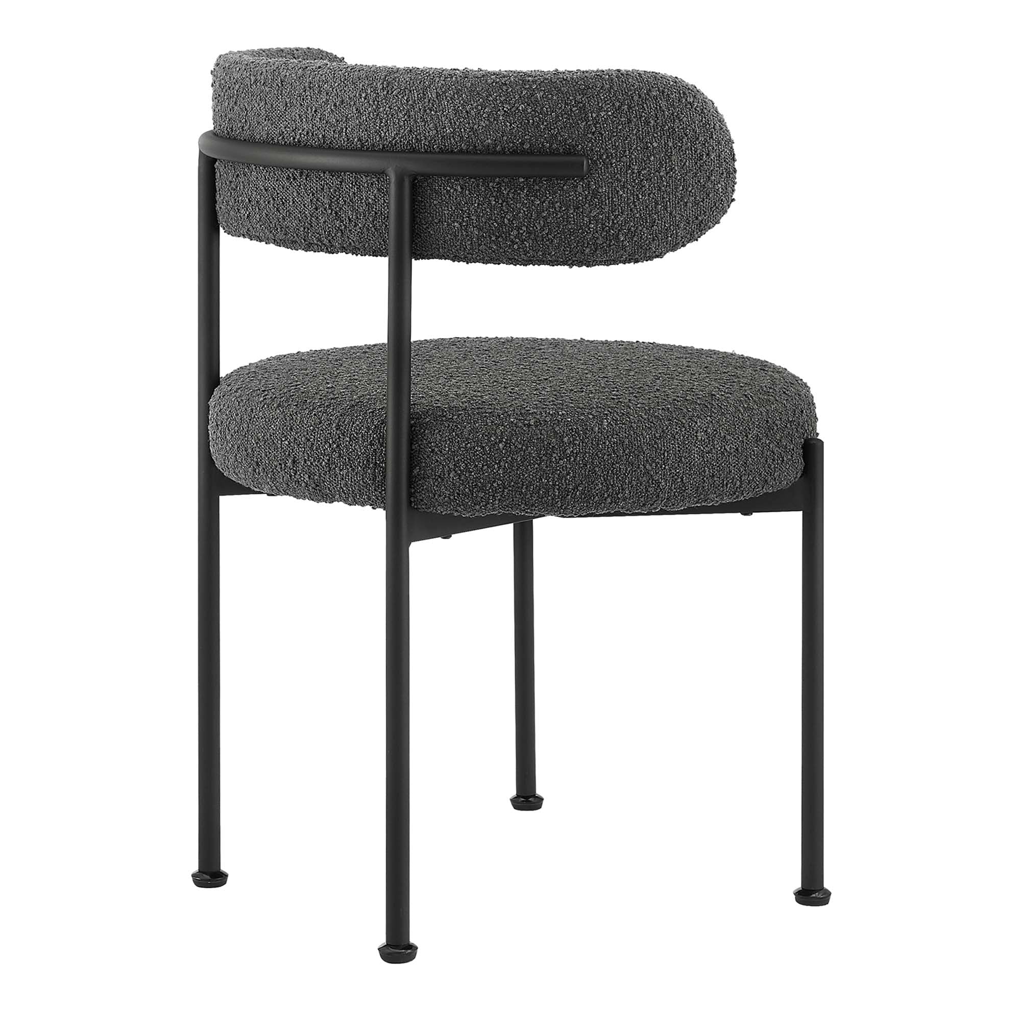 Albie Boucle Fabric Dining Chairs - Set of 2