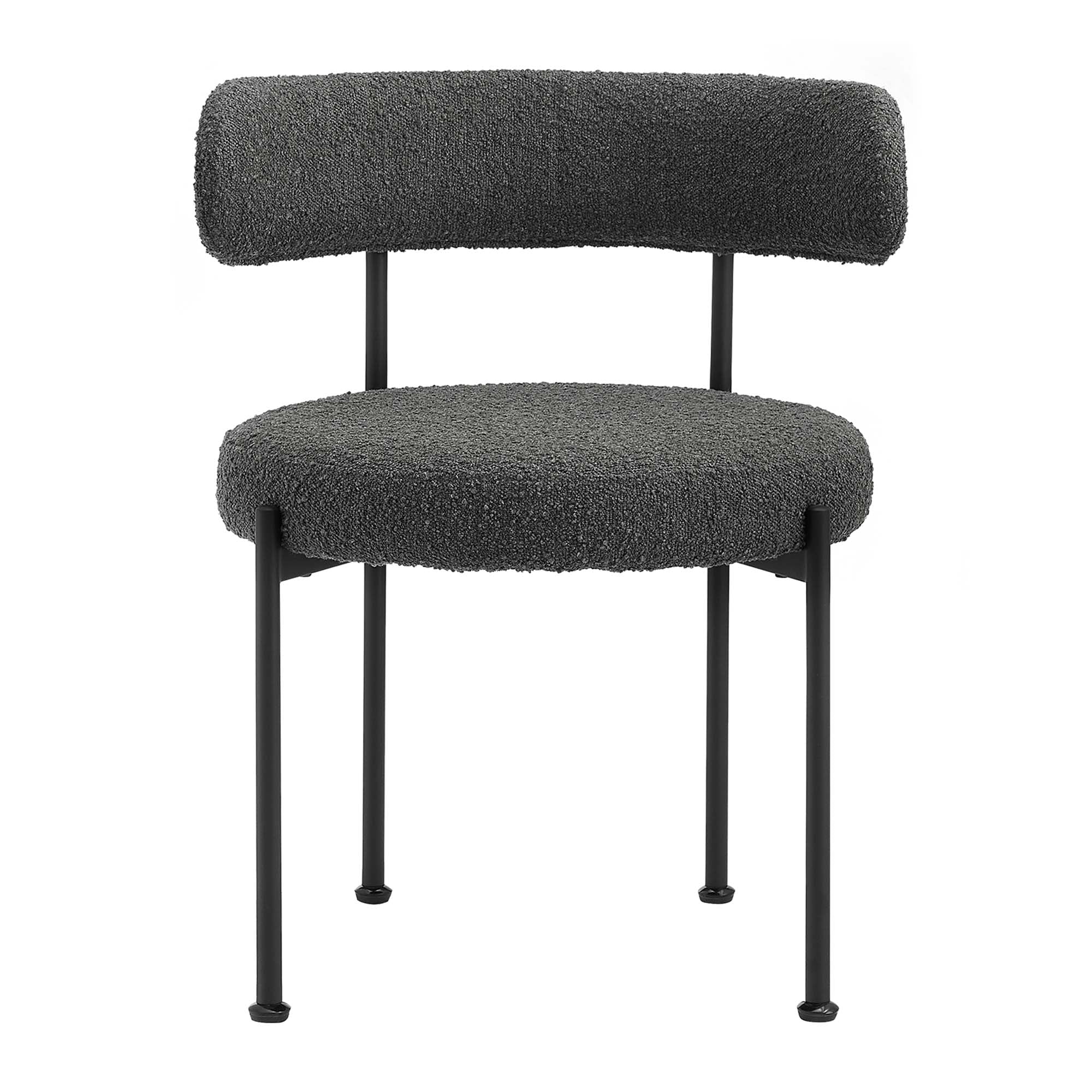 Albie Boucle Fabric Dining Chairs - Set of 2