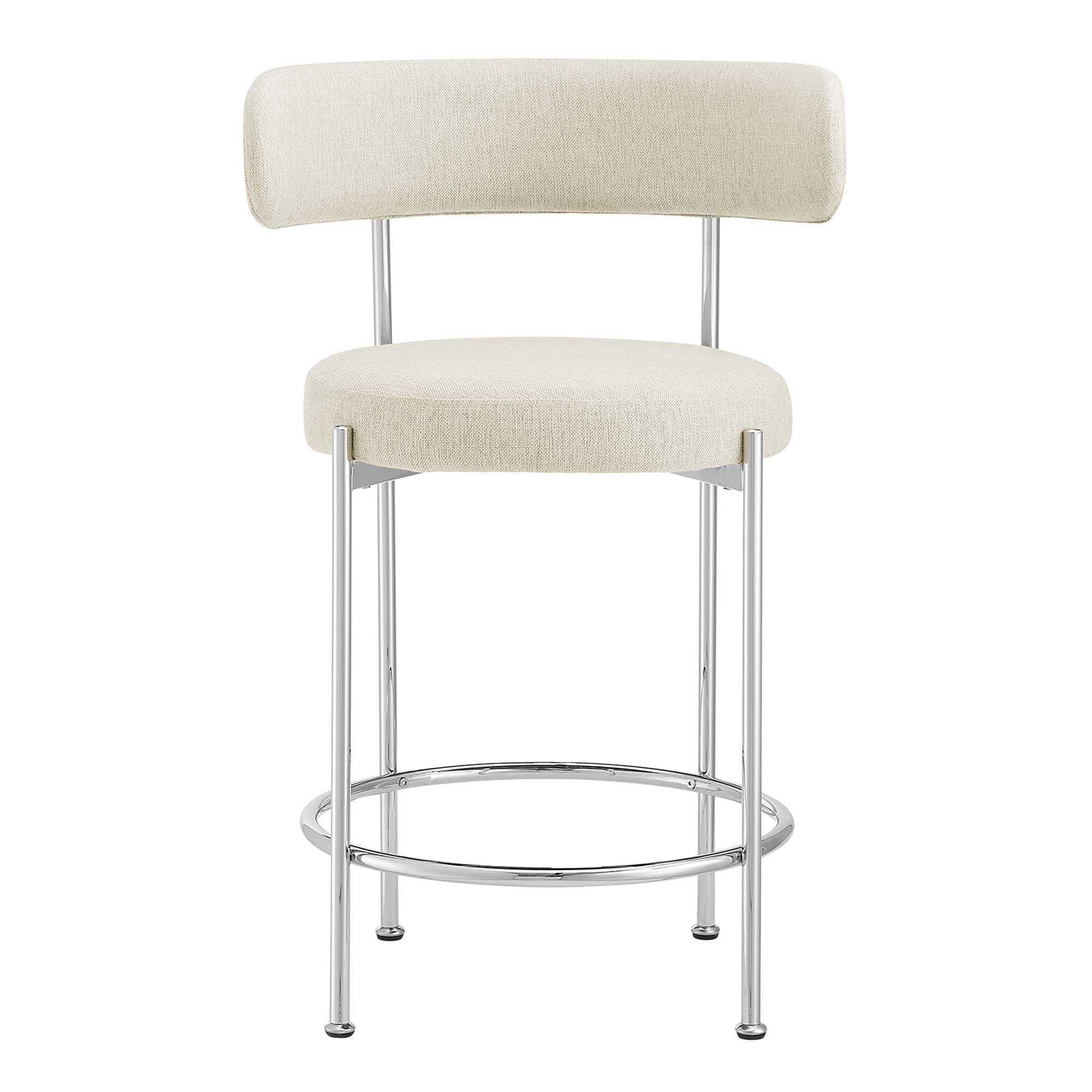 Albie Fabric Counter Stools - Set of 2