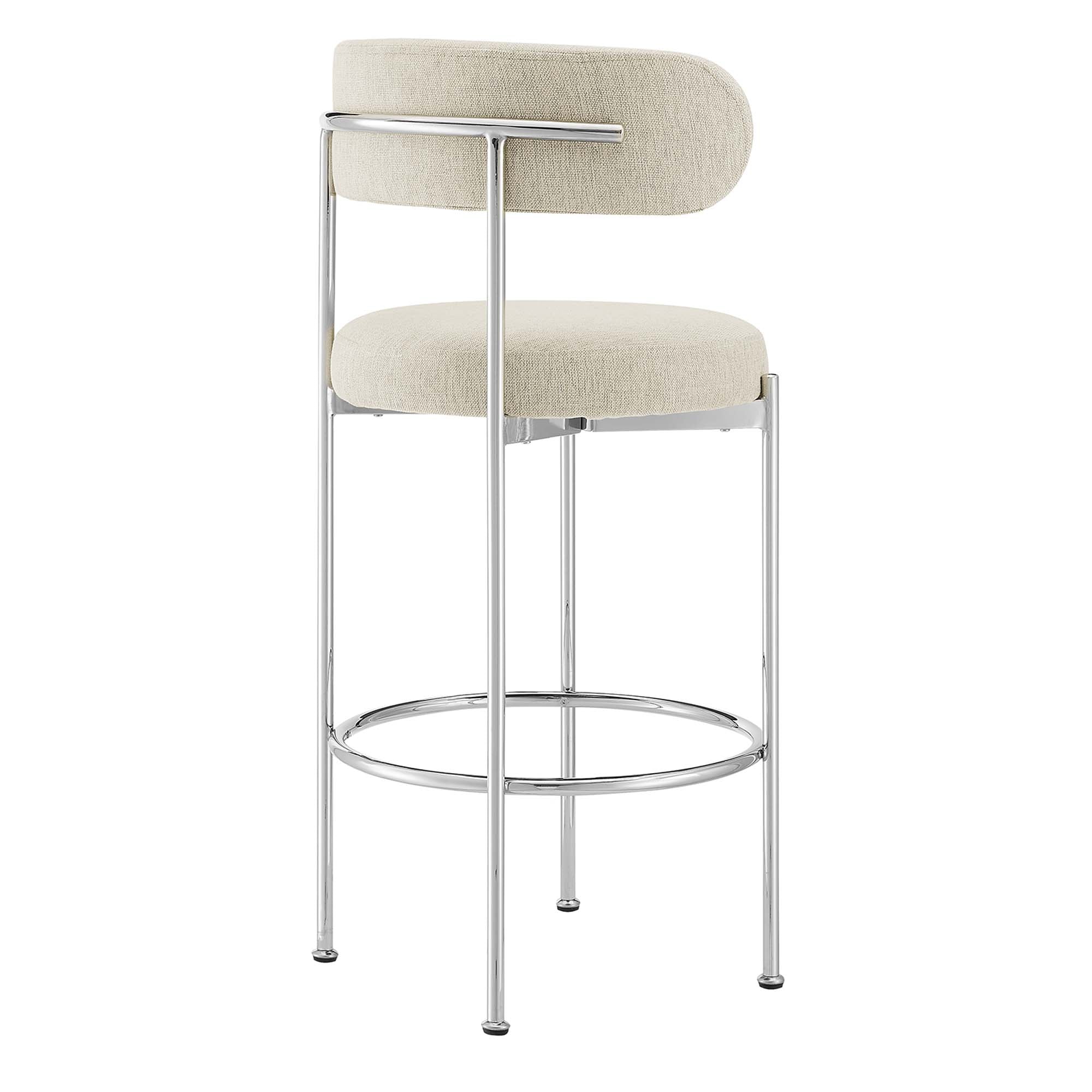 Albie Fabric Bar Stools - Set of 2