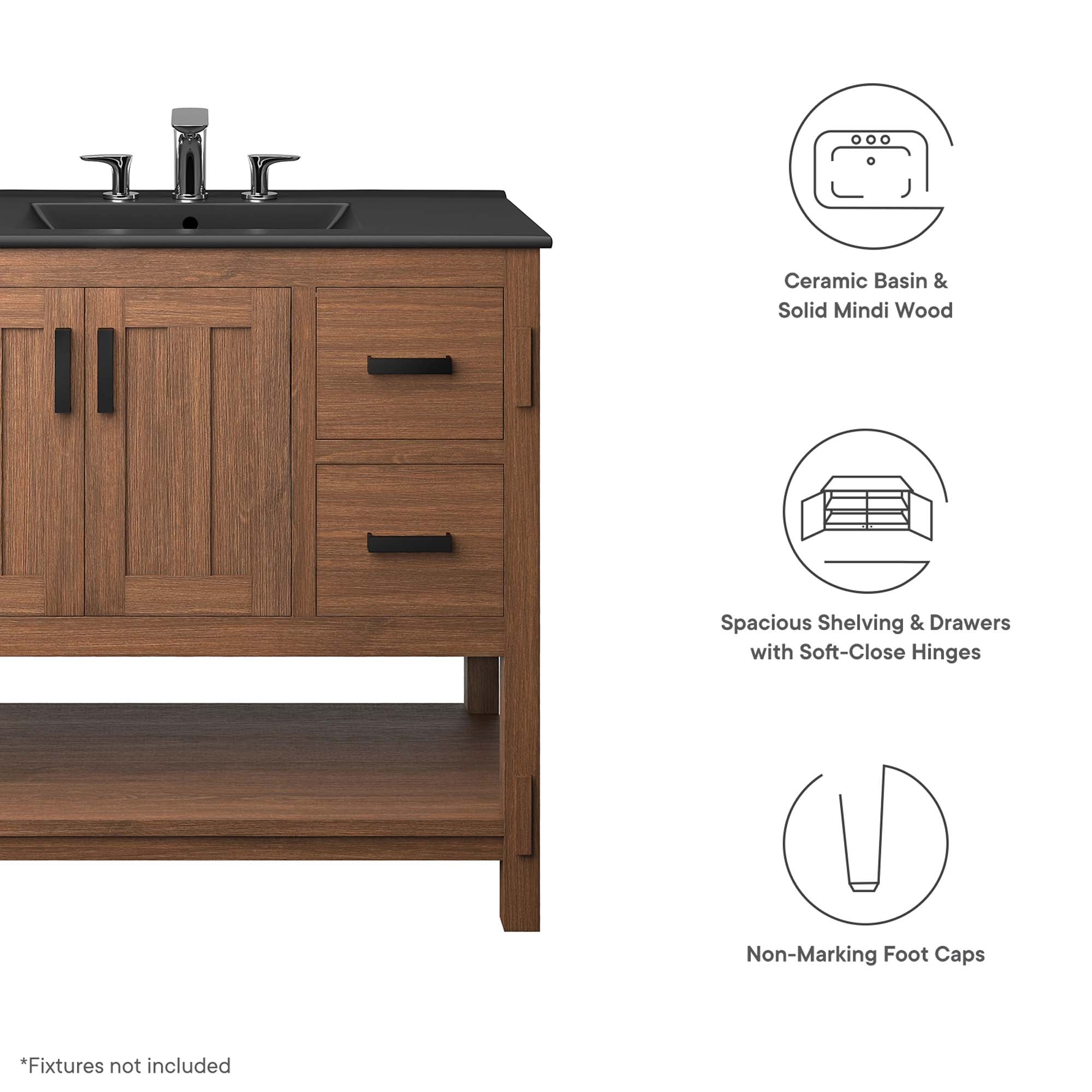 Ashlyn 36” Wood Bathroom Vanity