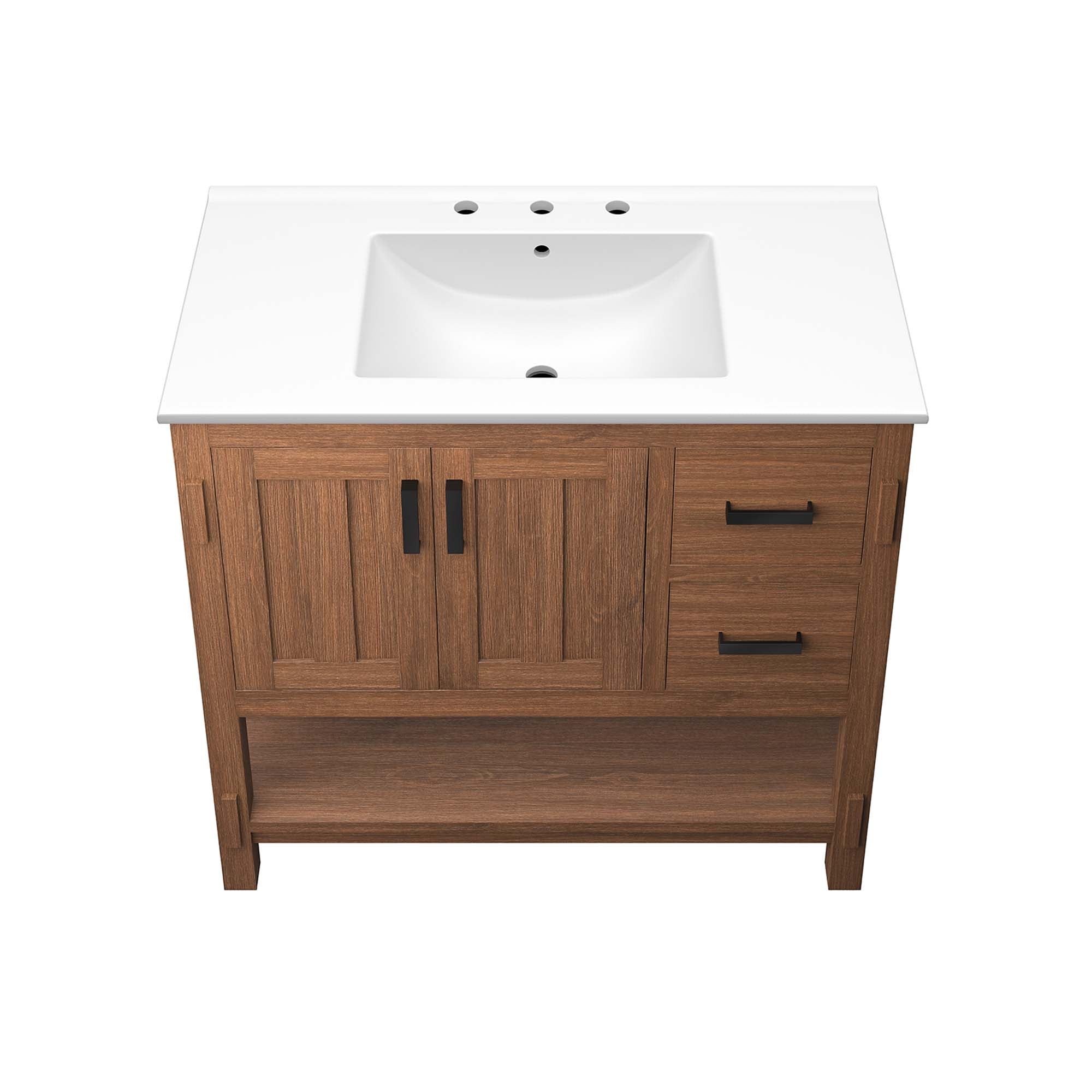 Ashlyn 36” Wood Bathroom Vanity