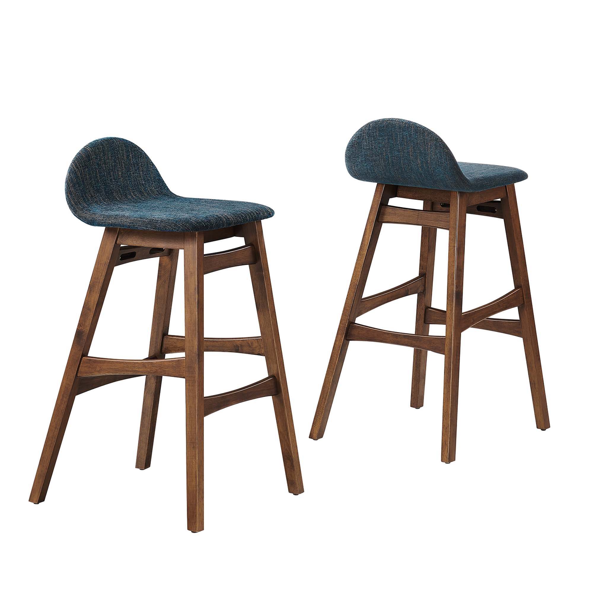 Juno Wood Bar Stool - Set of 2