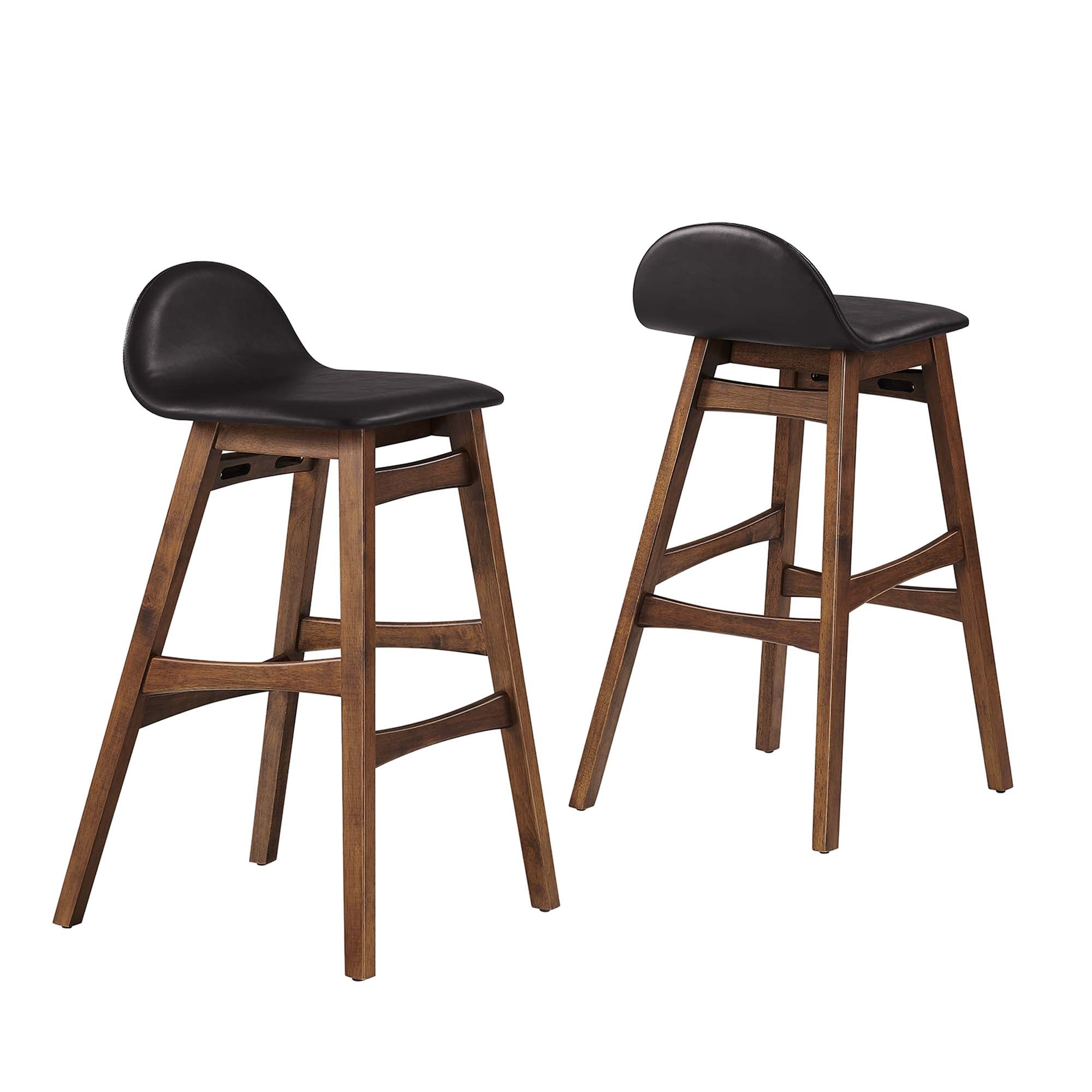 Juno Wood Bar Stool - Set of 2