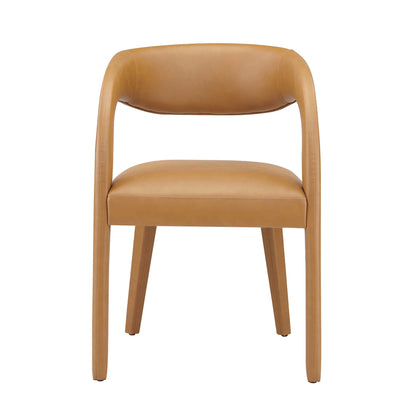 Pinnacle Vegan Leather Dining Chair Set of Two