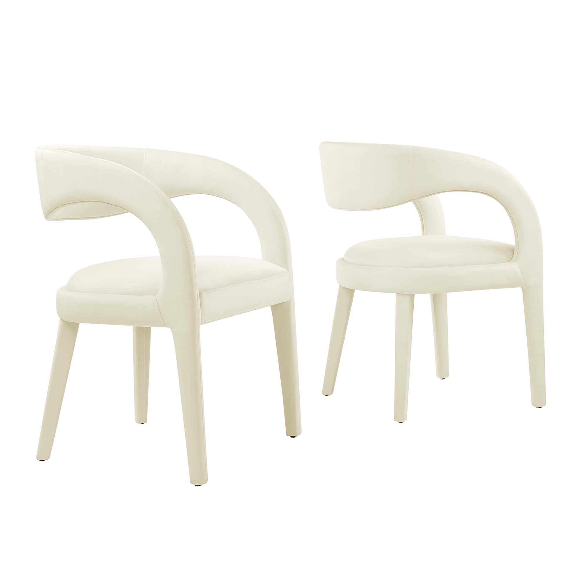 Pinnacle Performance Velvet Dining Chair Set of Two