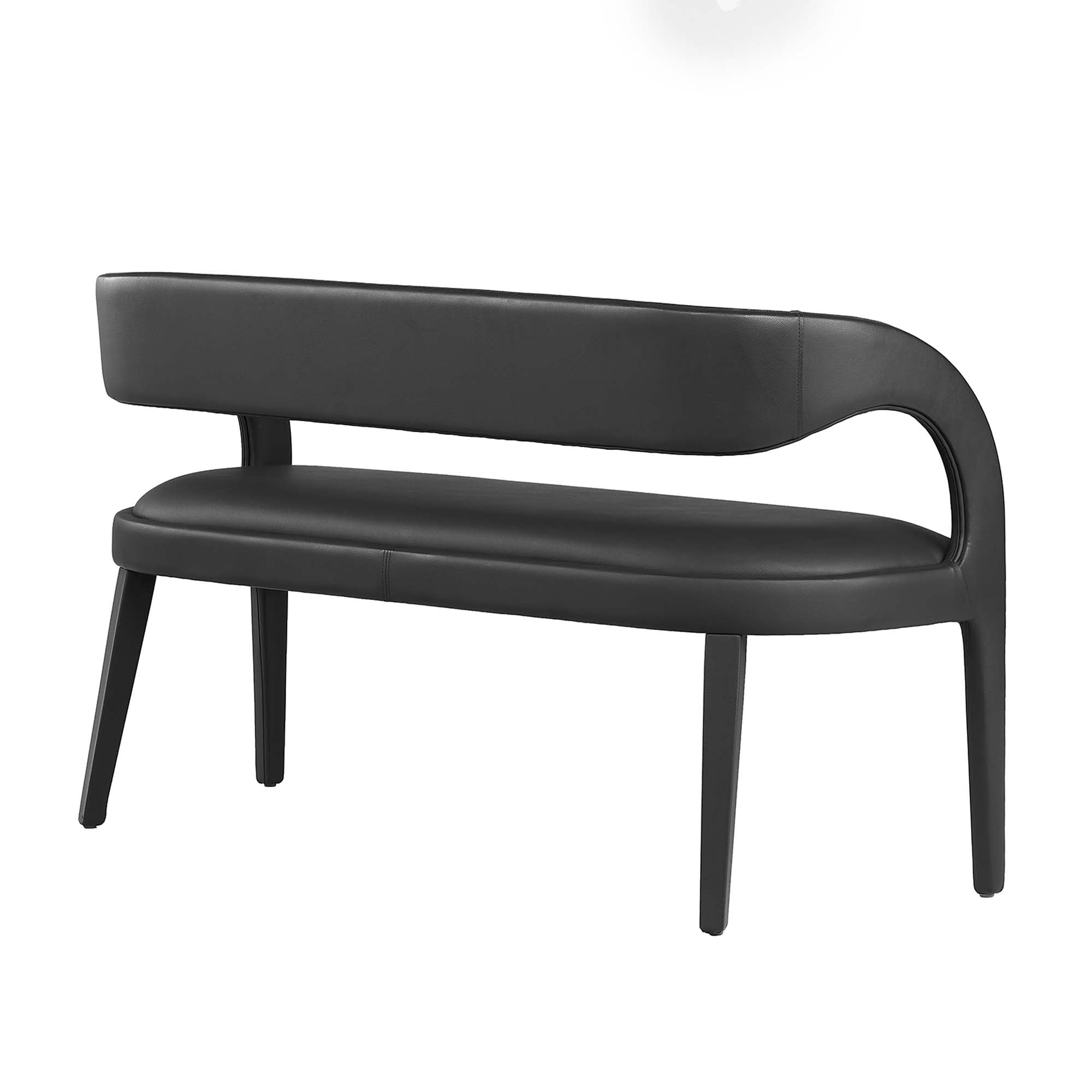 Pinnacle Vegan Leather Accent Bench