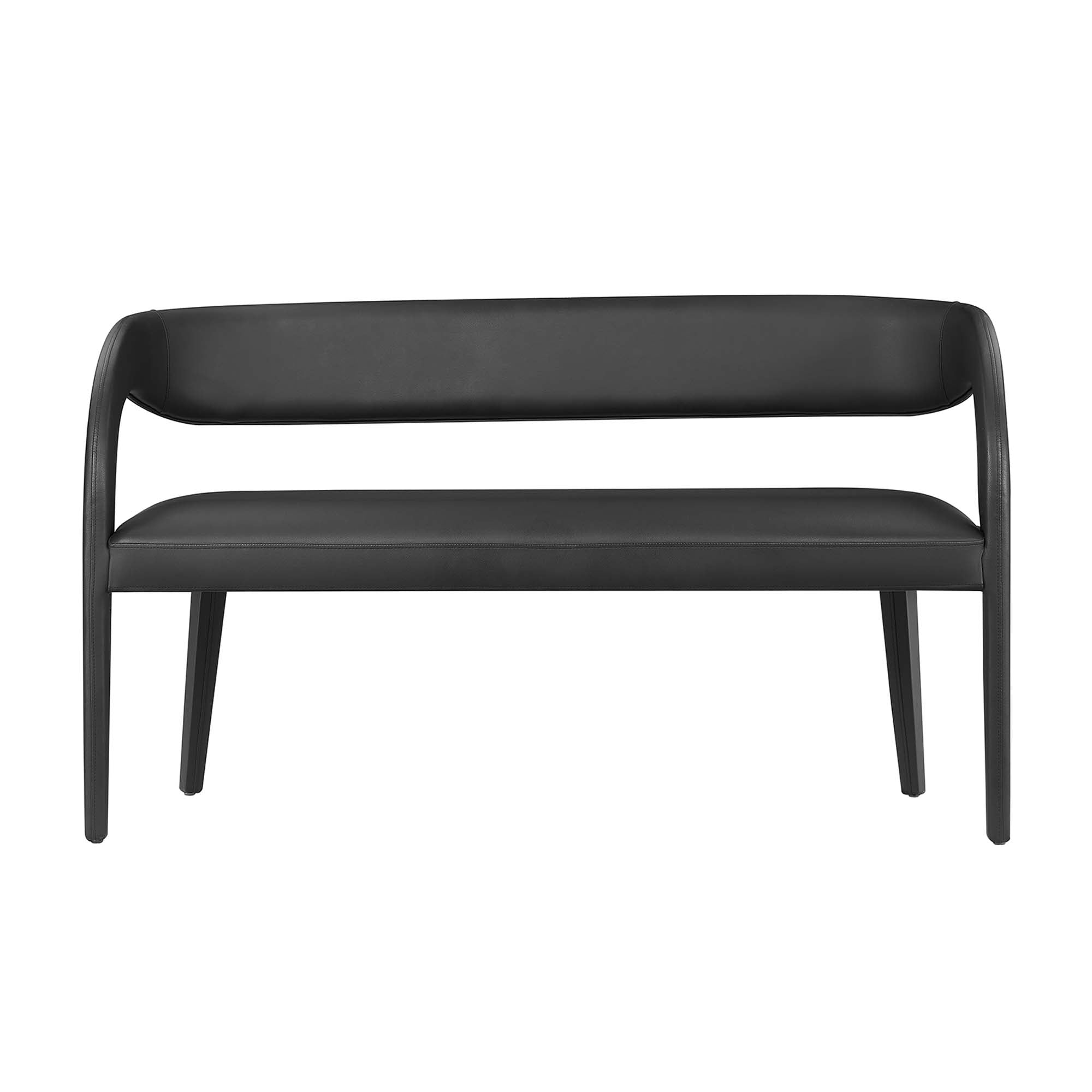 Pinnacle Vegan Leather Accent Bench