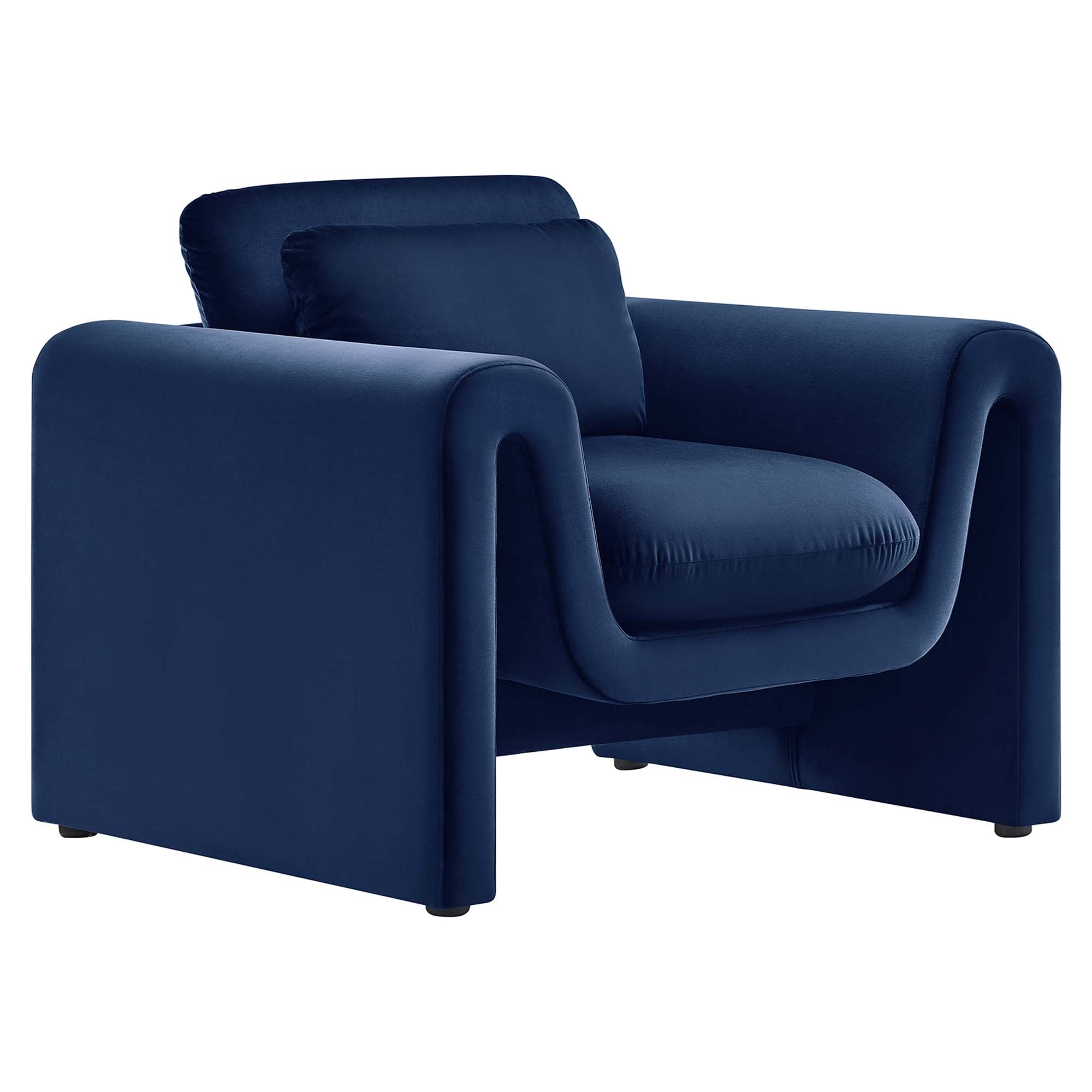 Waverly Performance Velvet Armchair