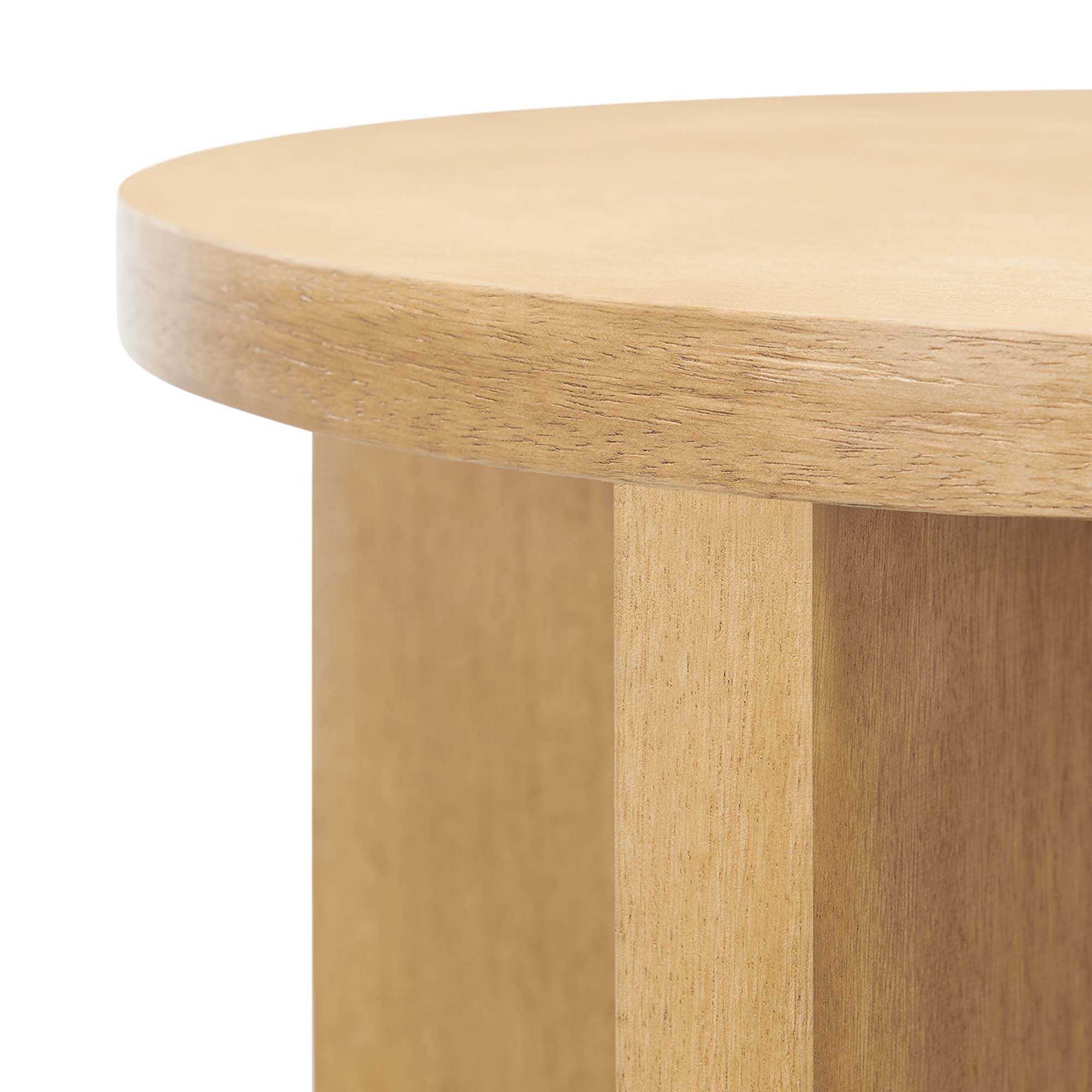 Silas Round Wood Side Table