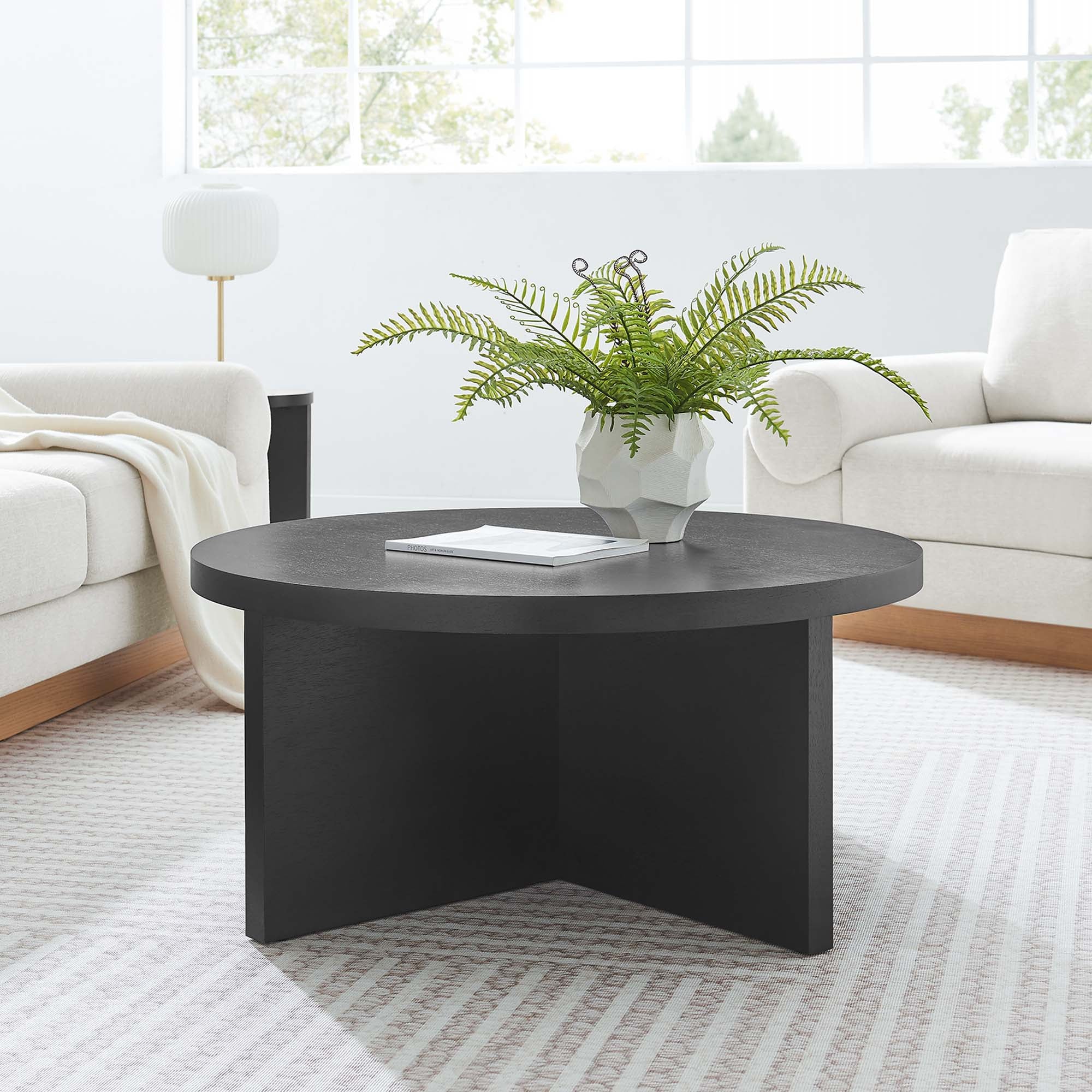 Silas Round Wood Coffee Table