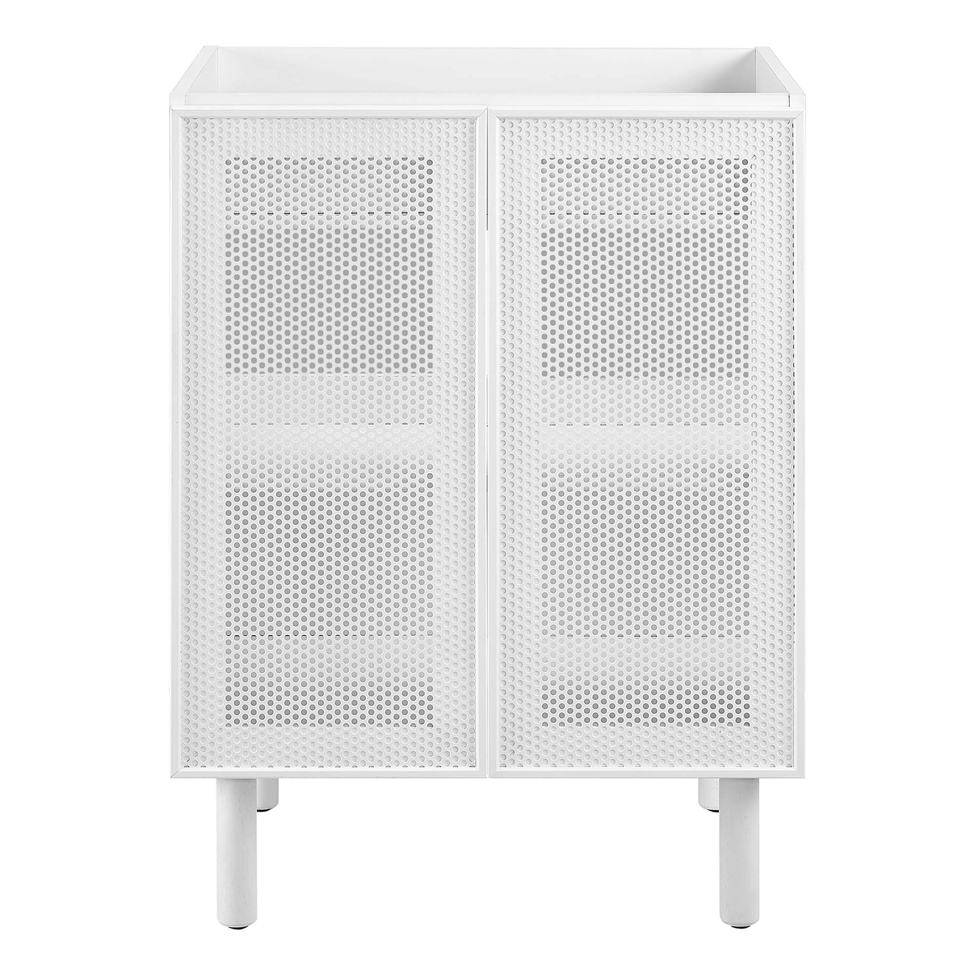 Calla 24" Perforated Metal Bathroom Vanity Cabinet (Sink Basin Not Included)