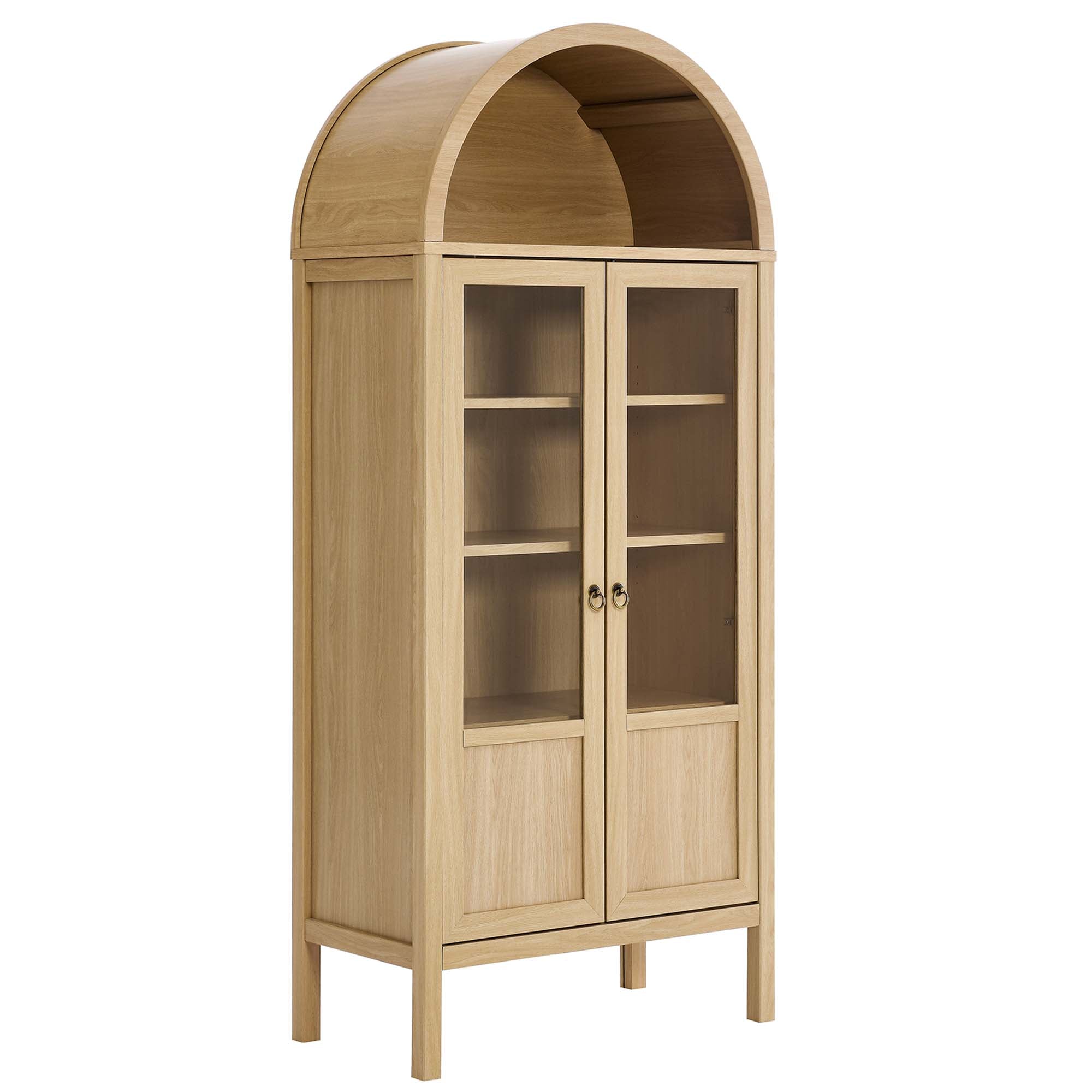 Tessa Tall Arched Storage Display Cabinet