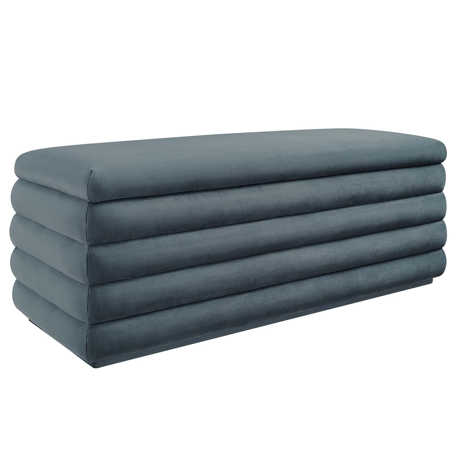 Stella Performance Velvet Storage Bench