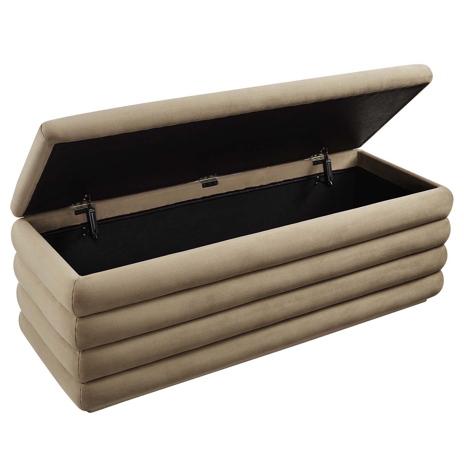 Stella Performance Velvet Storage Bench