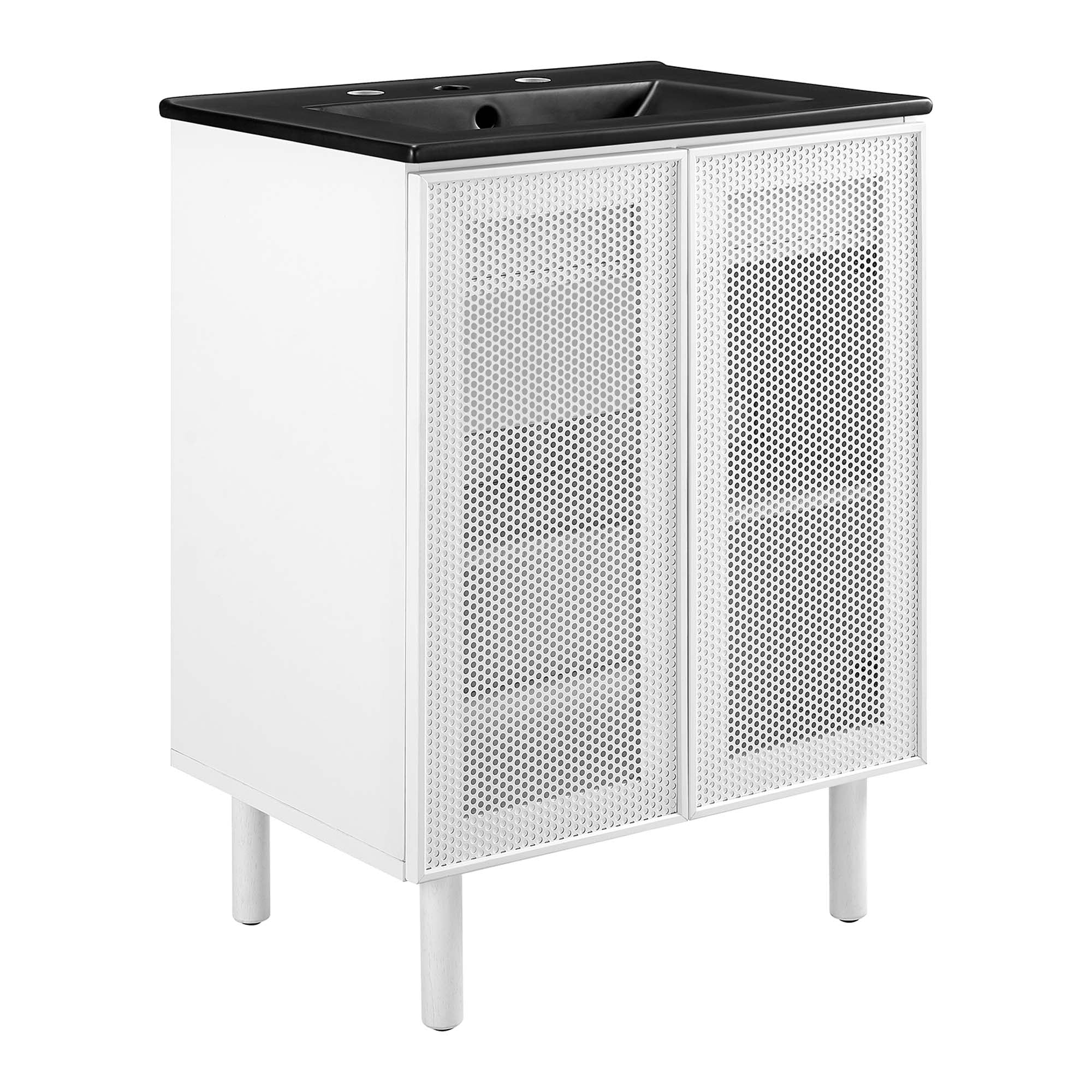 Calla 24" Perforated Metal Bathroom Vanity