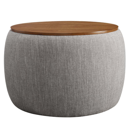 Colbie Fabric Upholstered Storage Ottoman