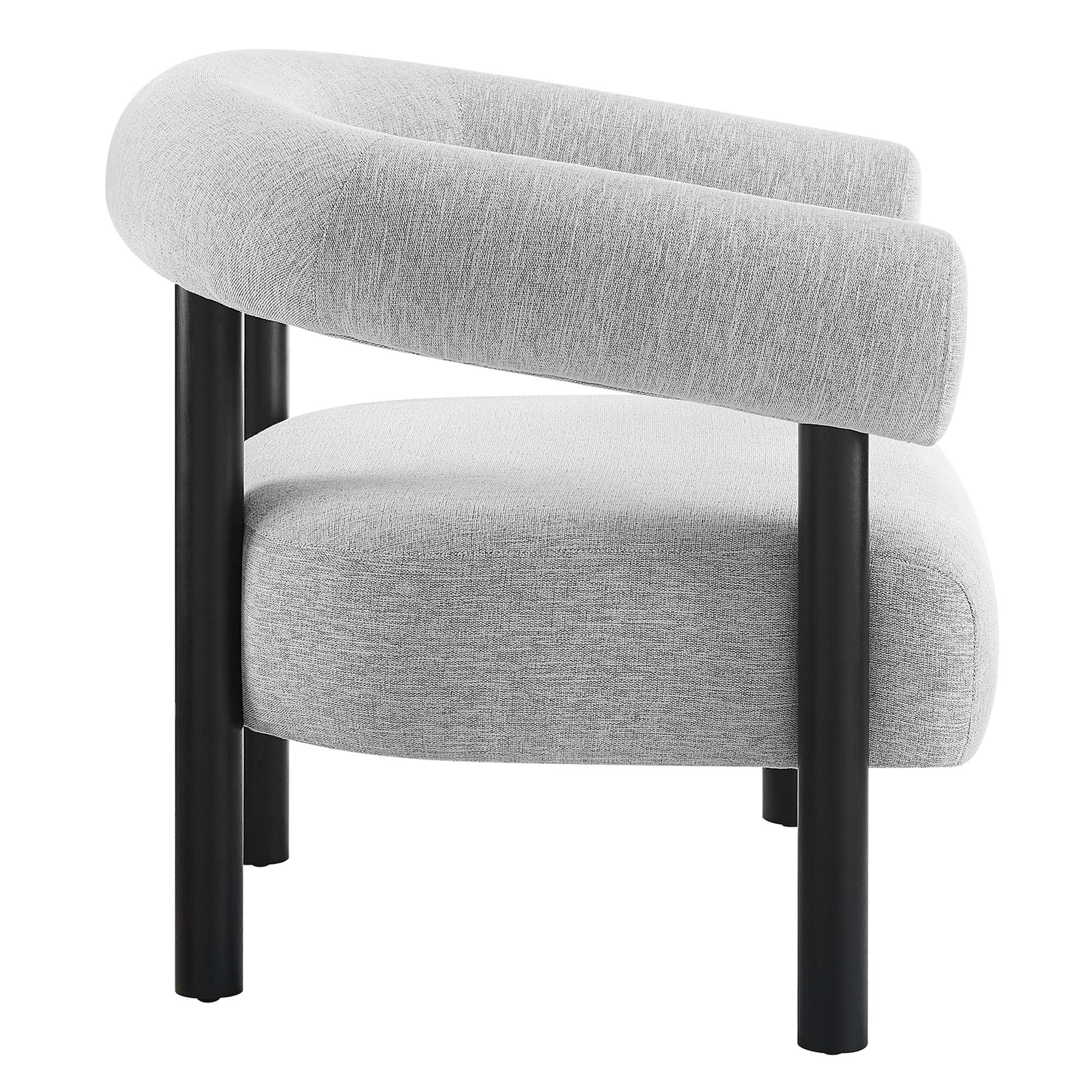 Sable Upholstered Fabric Armchair