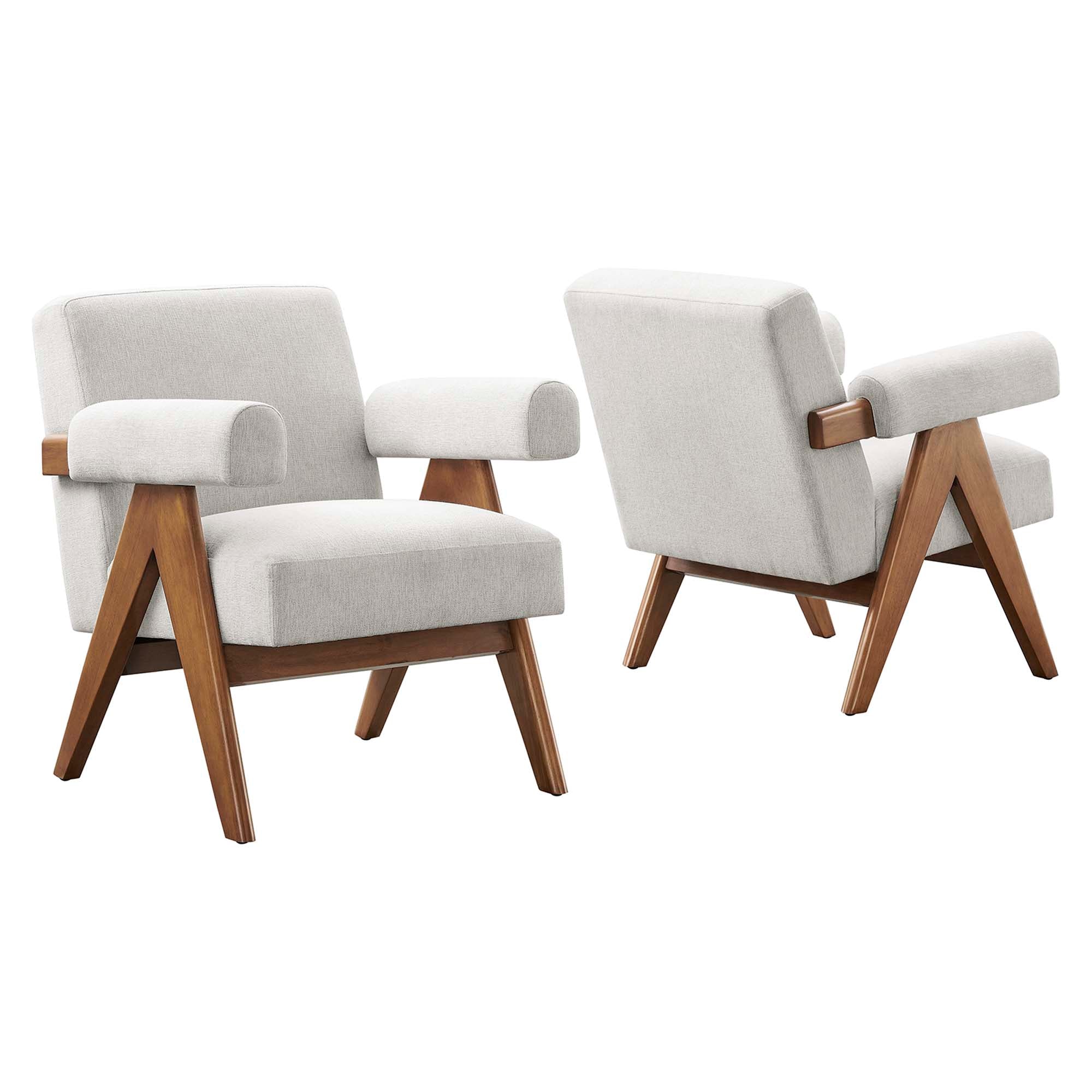 Lyra Fabric Armchair - Set of 2