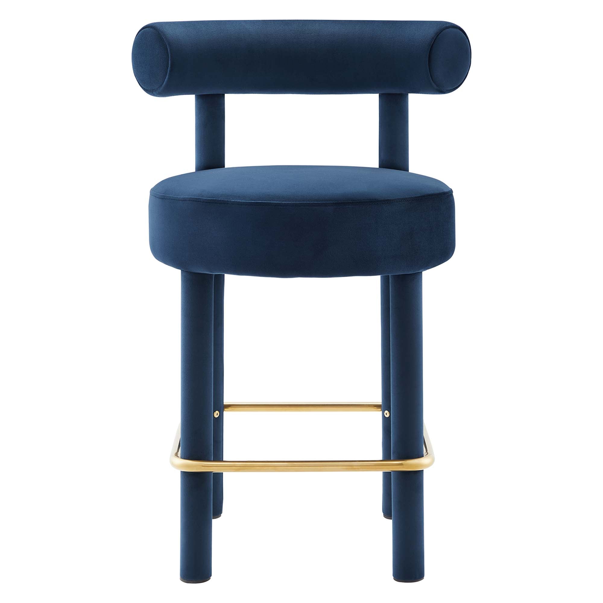 Toulouse Performance Velvet Counter Stool - Set of 2