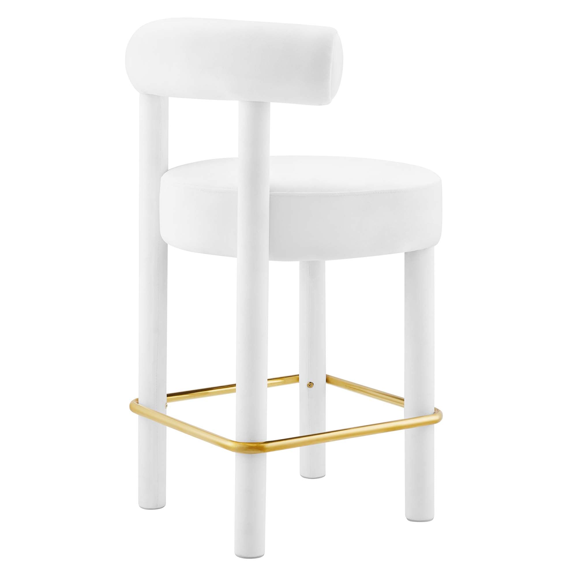 Toulouse Performance Velvet Counter Stool - Set of 2