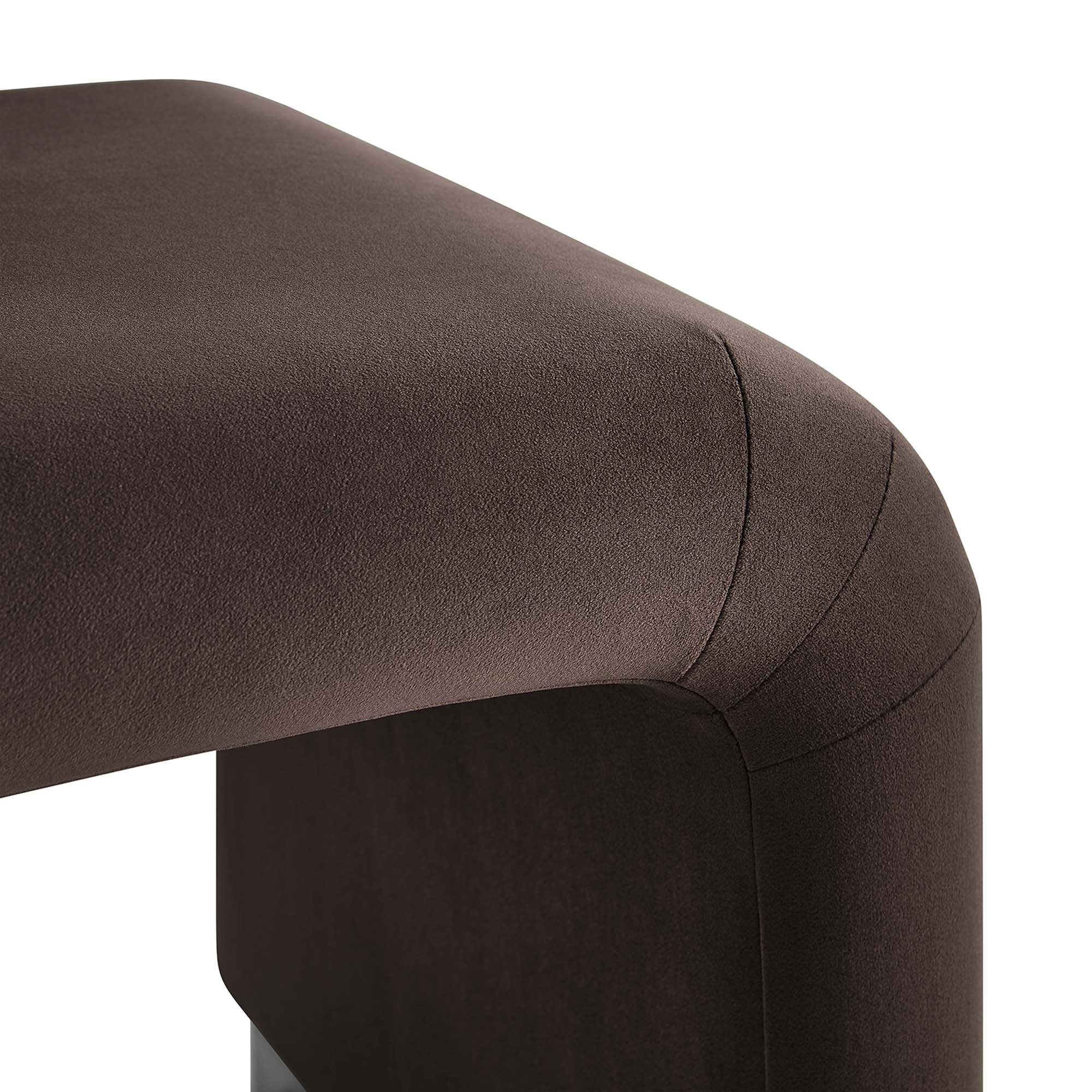 Koda Performance Velvet Waterfall Stool