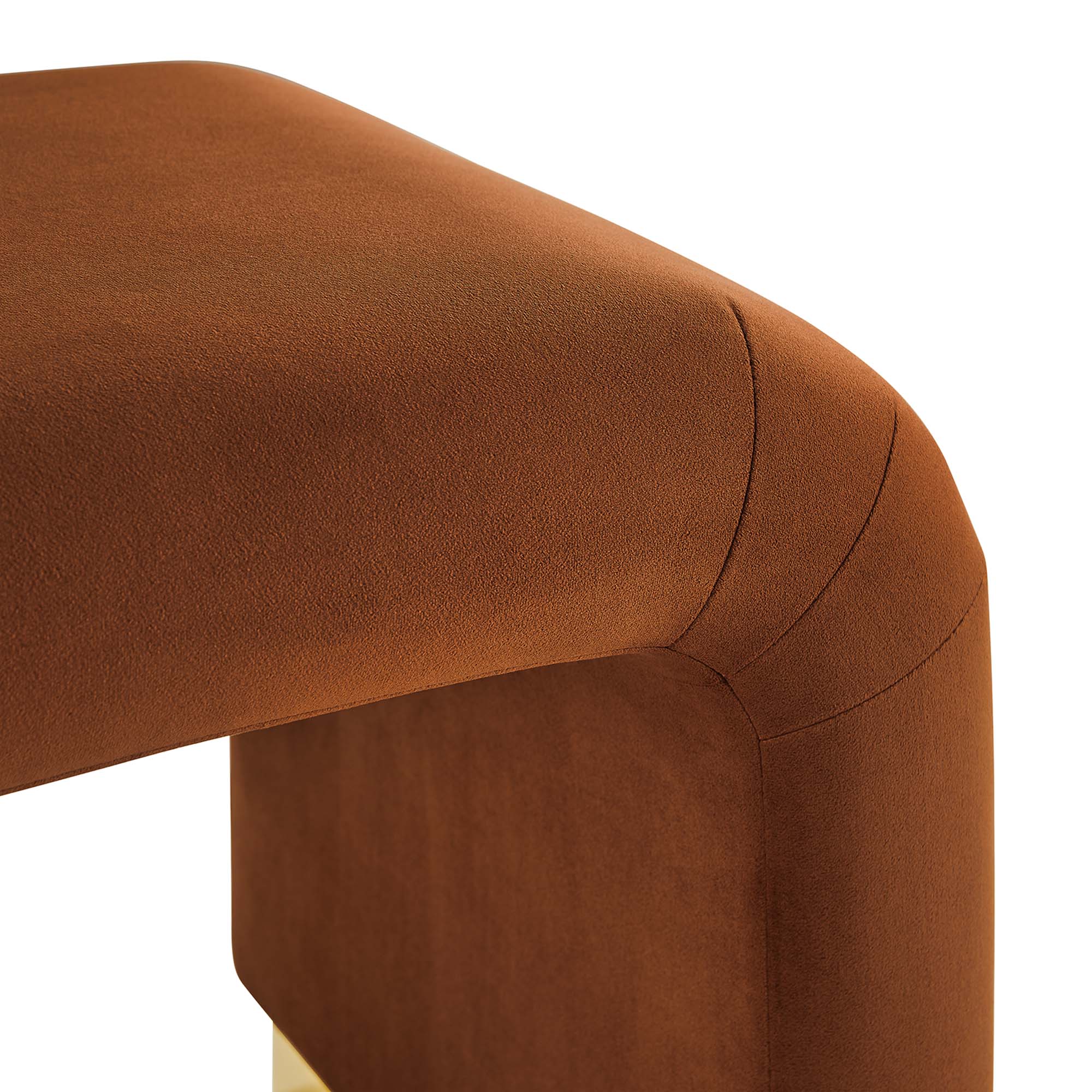 Koda Performance Velvet Waterfall Stool