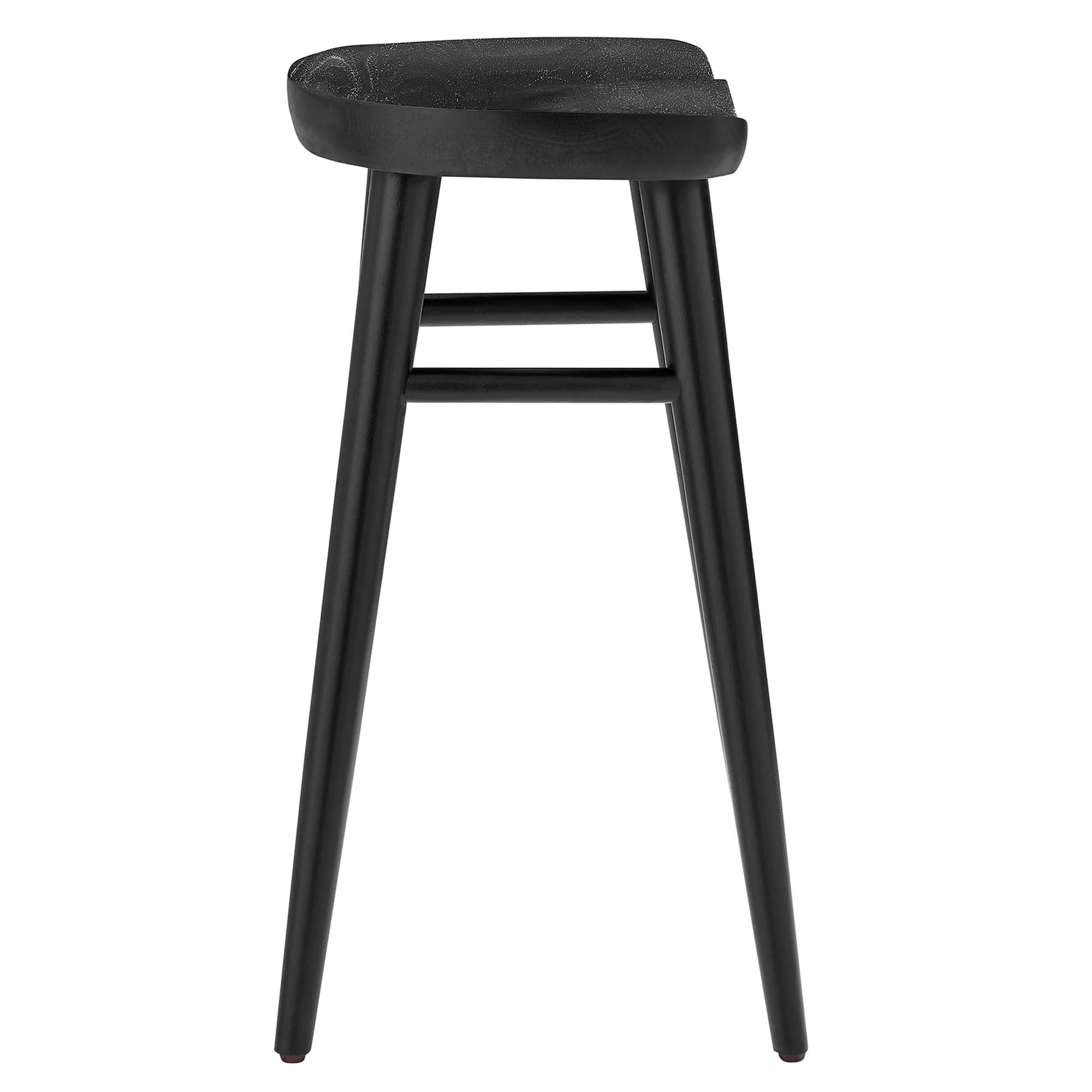 Saville Backless Wood Counter Stools - Set of 2