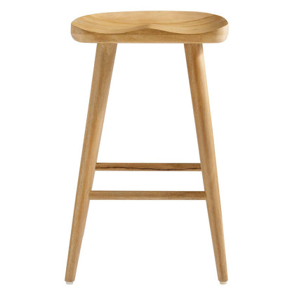 Stetson Backless Wood Counter Stools - Set of 2