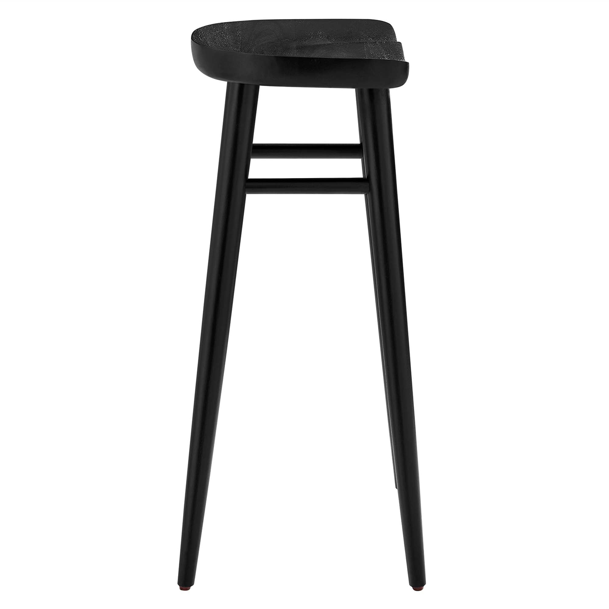 Saville Backless Wood Bar Stools - Set of 2