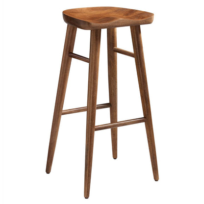 Stetson Backless Wood Bar Stools - Set of 2