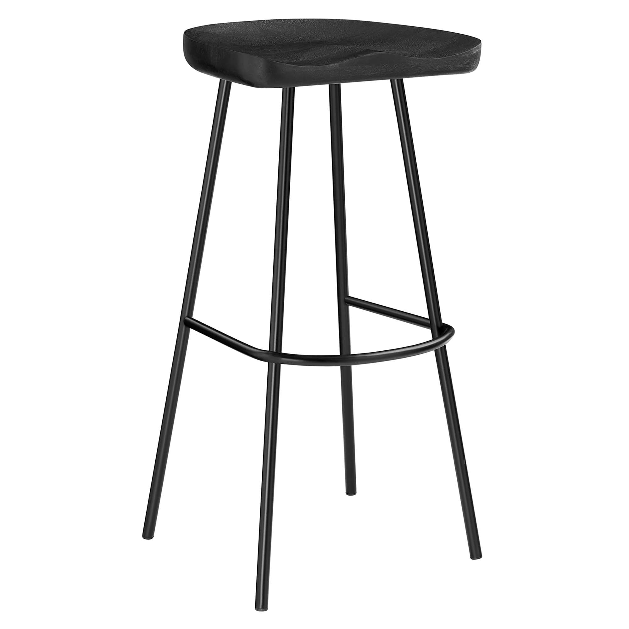 Concord Backless Wood Bar Stools - Set of 2