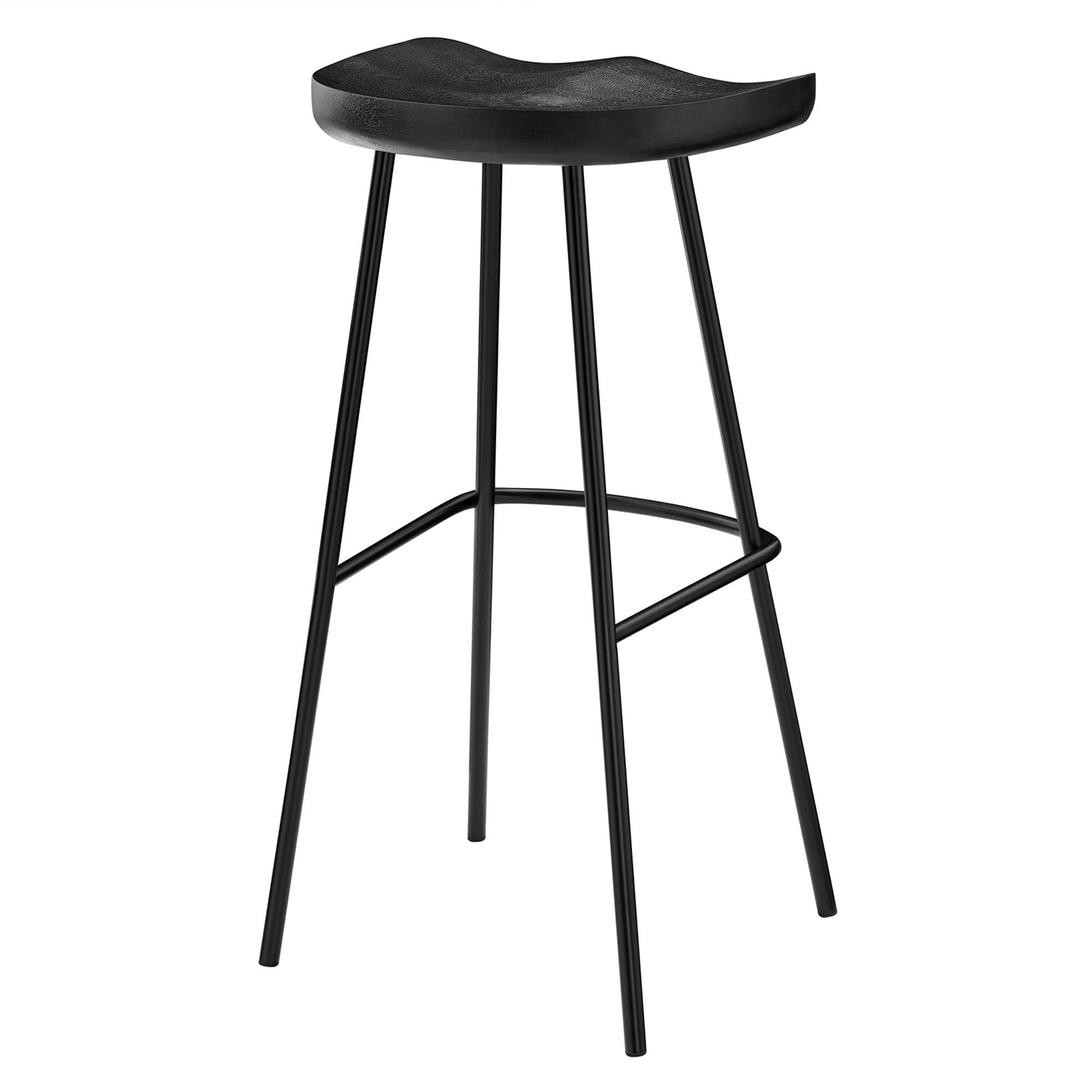 Concord Backless Wood Bar Stools - Set of 2