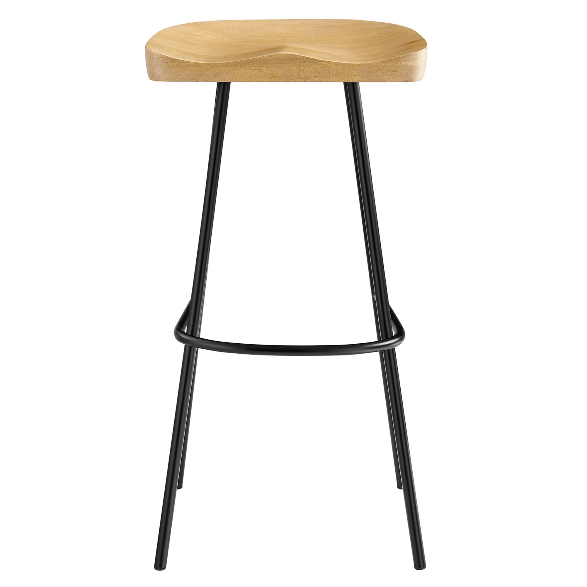 Concord Backless Wood Bar Stools - Set of 2