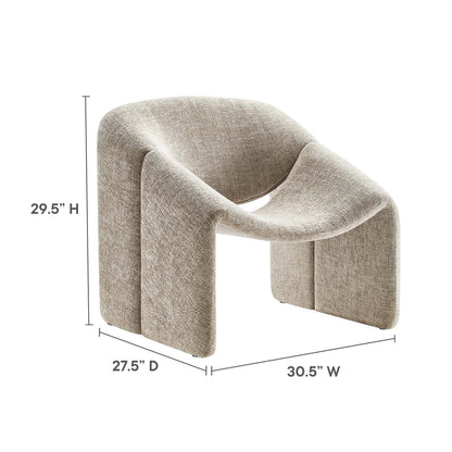 Dolly Chenille Upholstered Accent Chair