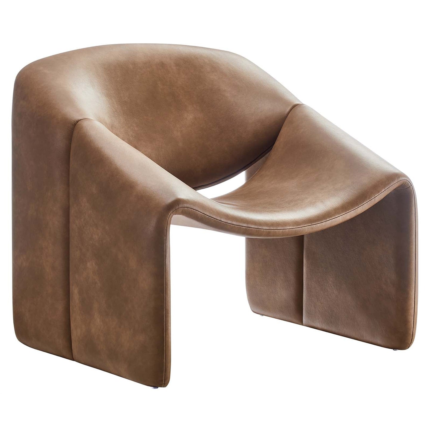 Dolly Vegan Leather Accent Chair