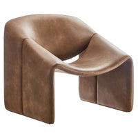 Dolly Vegan Leather Accent Chair