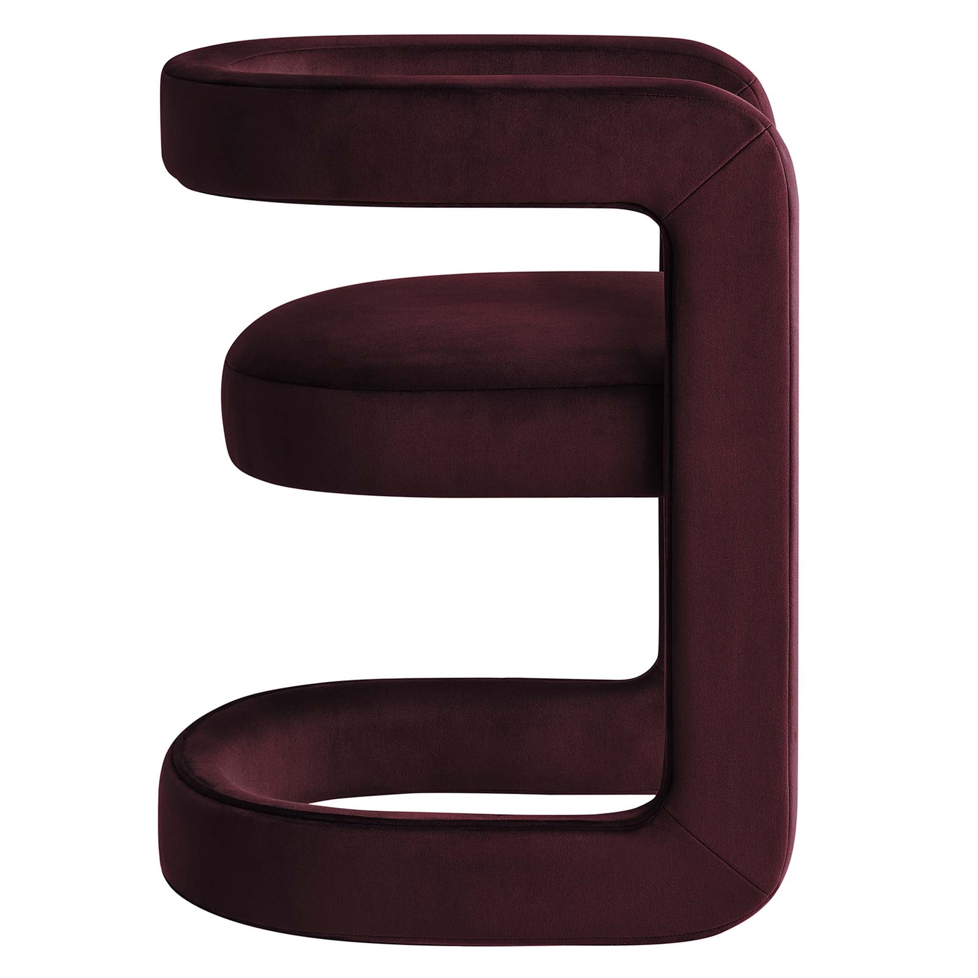 Winslow Performance Velvet Barrel Accent Chair