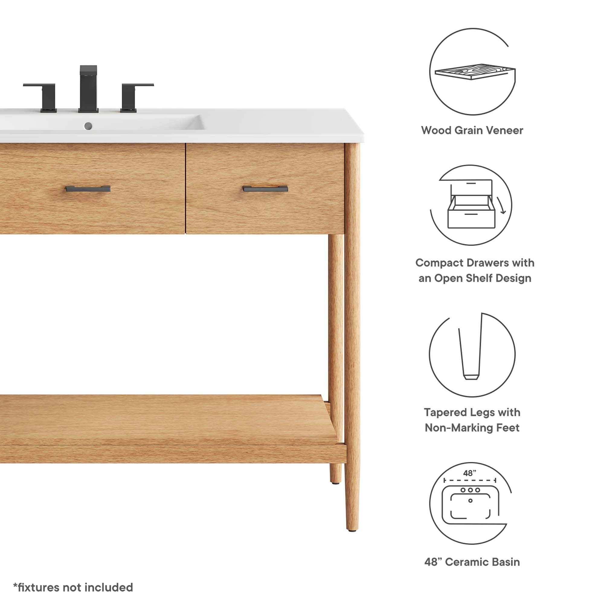 Zaire 48" Single Sink Bathroom Vanity