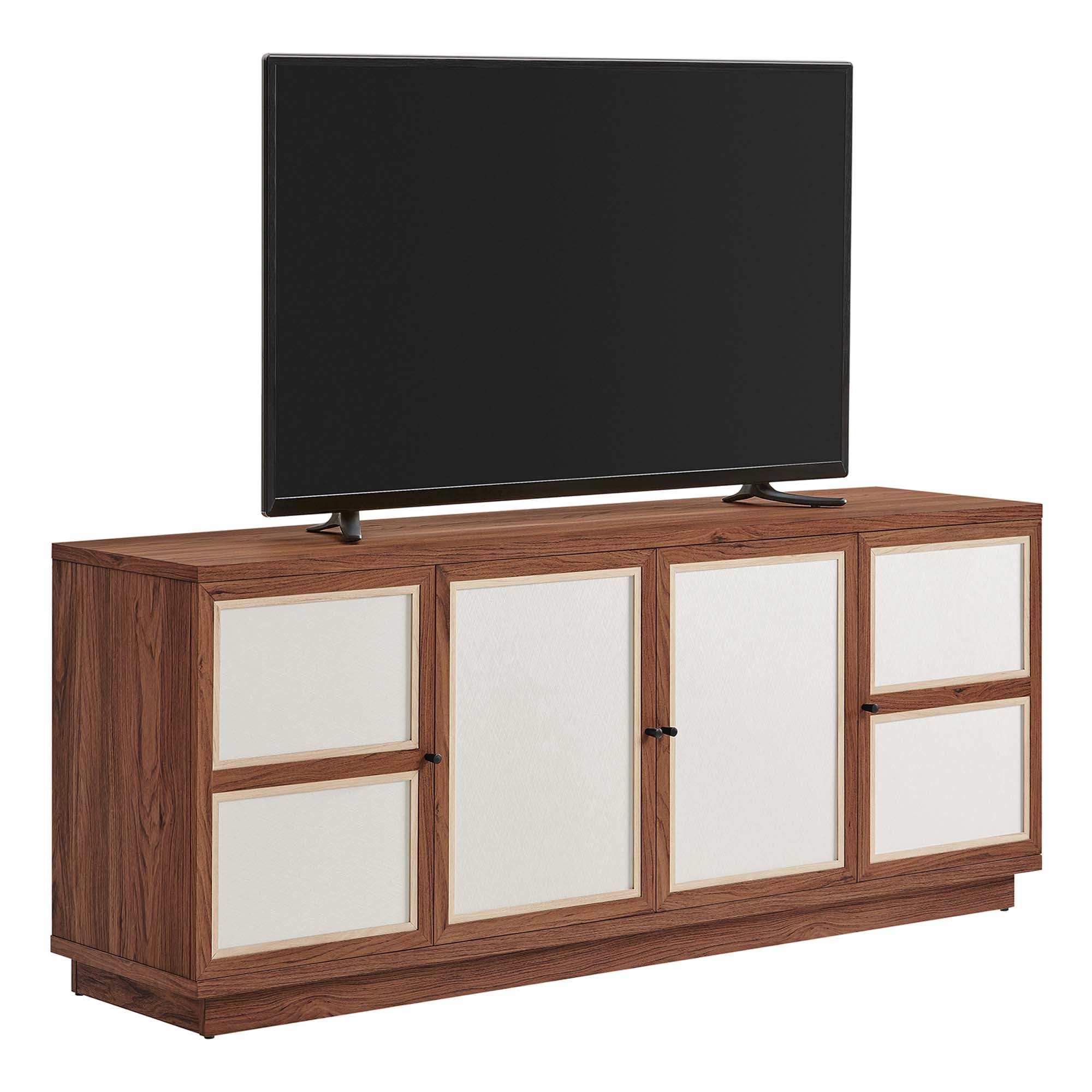 Capri 63" Wood Grain TV Console