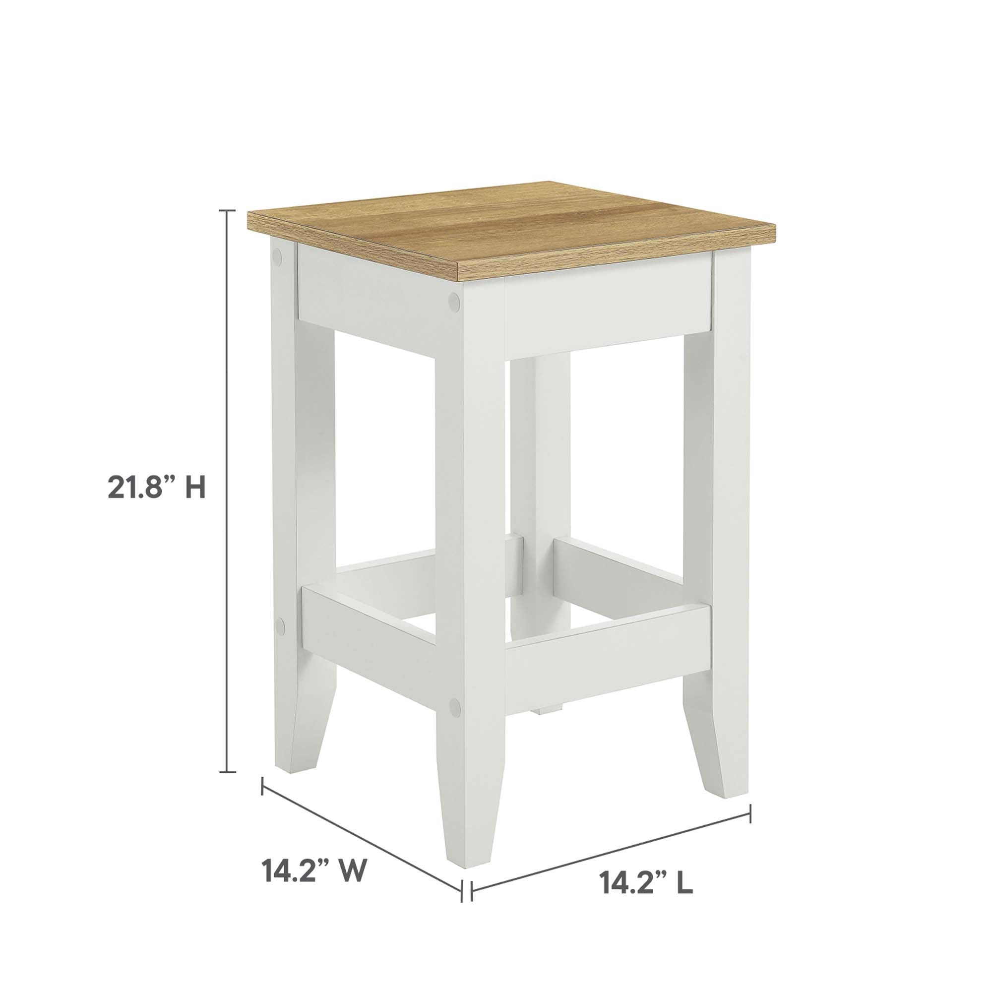 Garland 3-Piece Kitchen Island and Stool Set