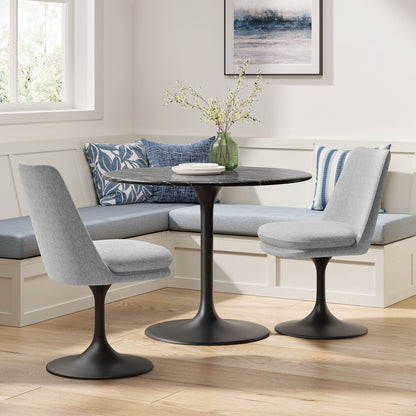 Tulip Style Swivel Dining Chair