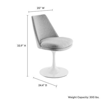 Tulip Style Swivel Dining Chair