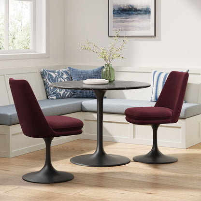 Tulip Style Swivel Dining Chair